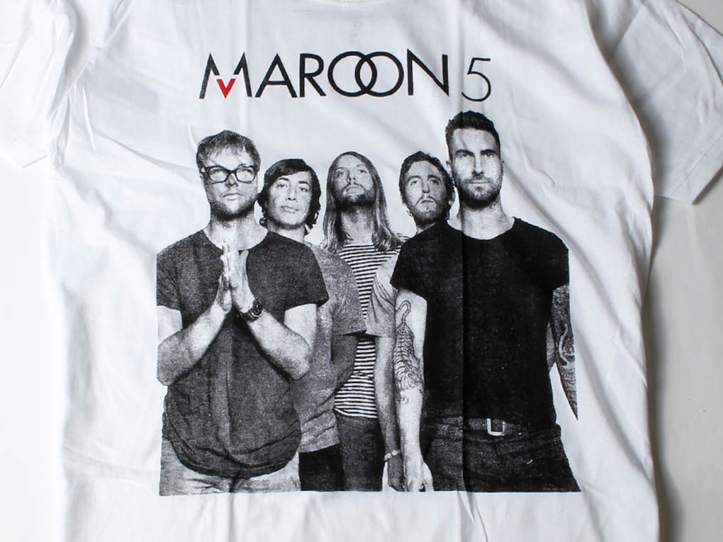 ロックTシャツ Maroon 5 マルーン5 メンバー ebi-0300 | アパレルの