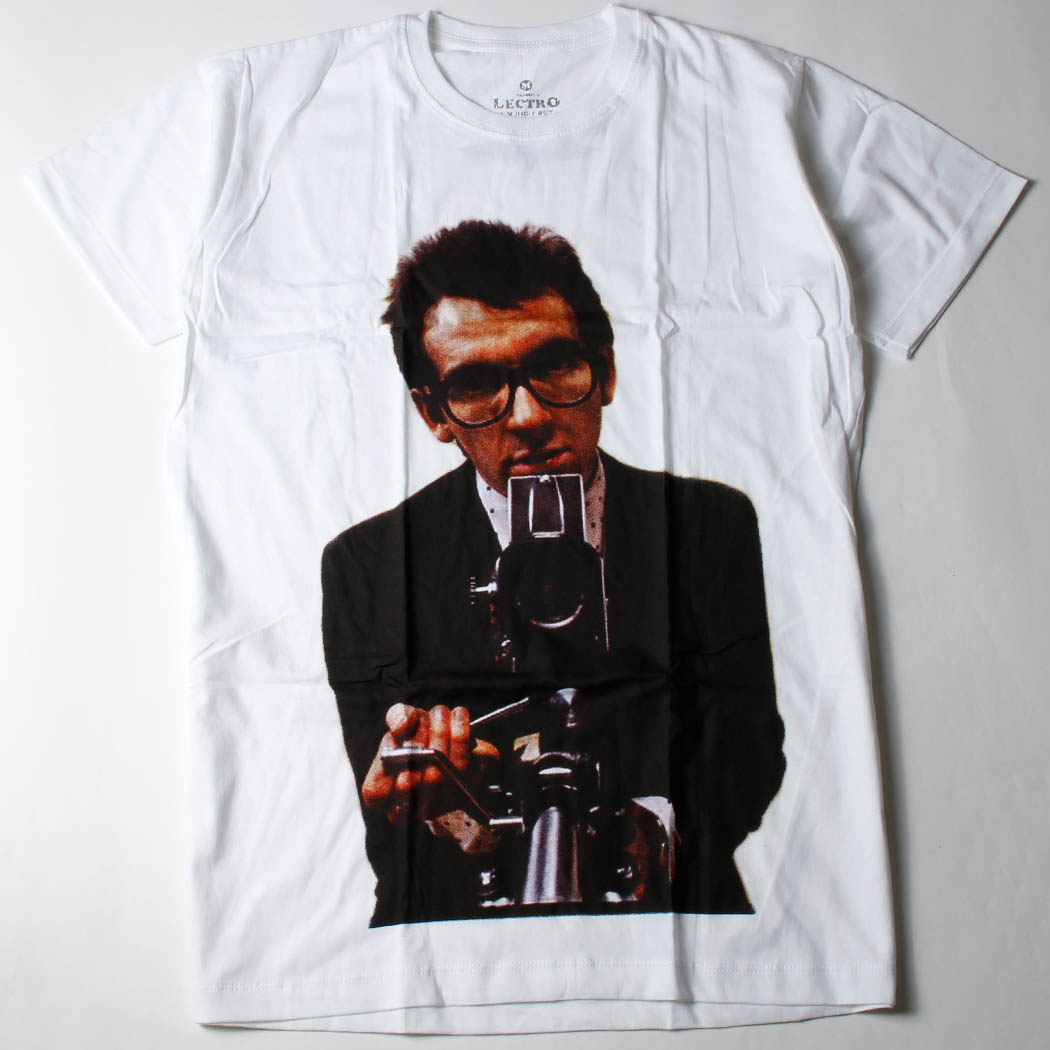 ロックTシャツ Elvis Costello エルヴィス コステロ ミュージシャン ebi-0301