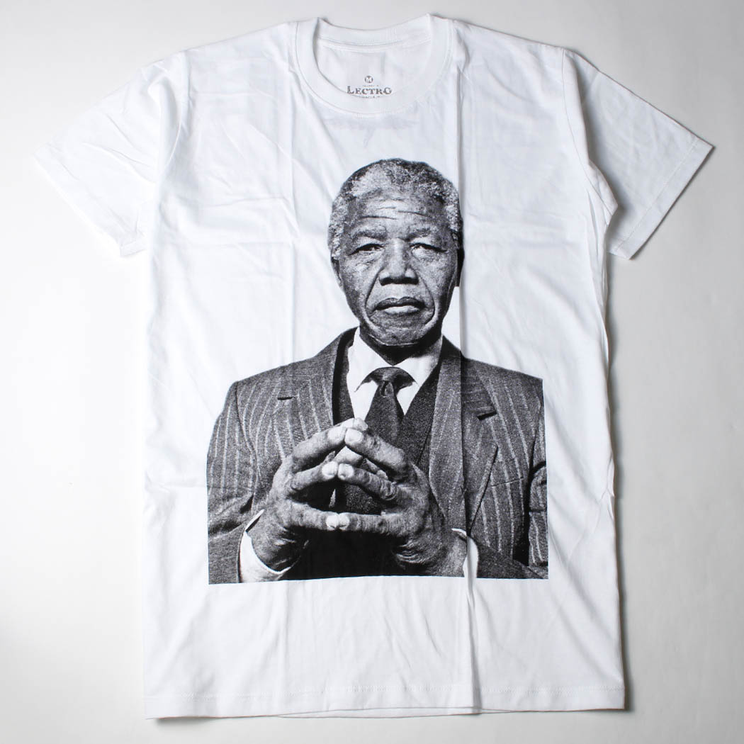 プリントTシャツ Nelson Mandela ネルソン マンデラ 大統領 メンズ/レディース/半袖/おもしろ/おしゃれ ebi-0319