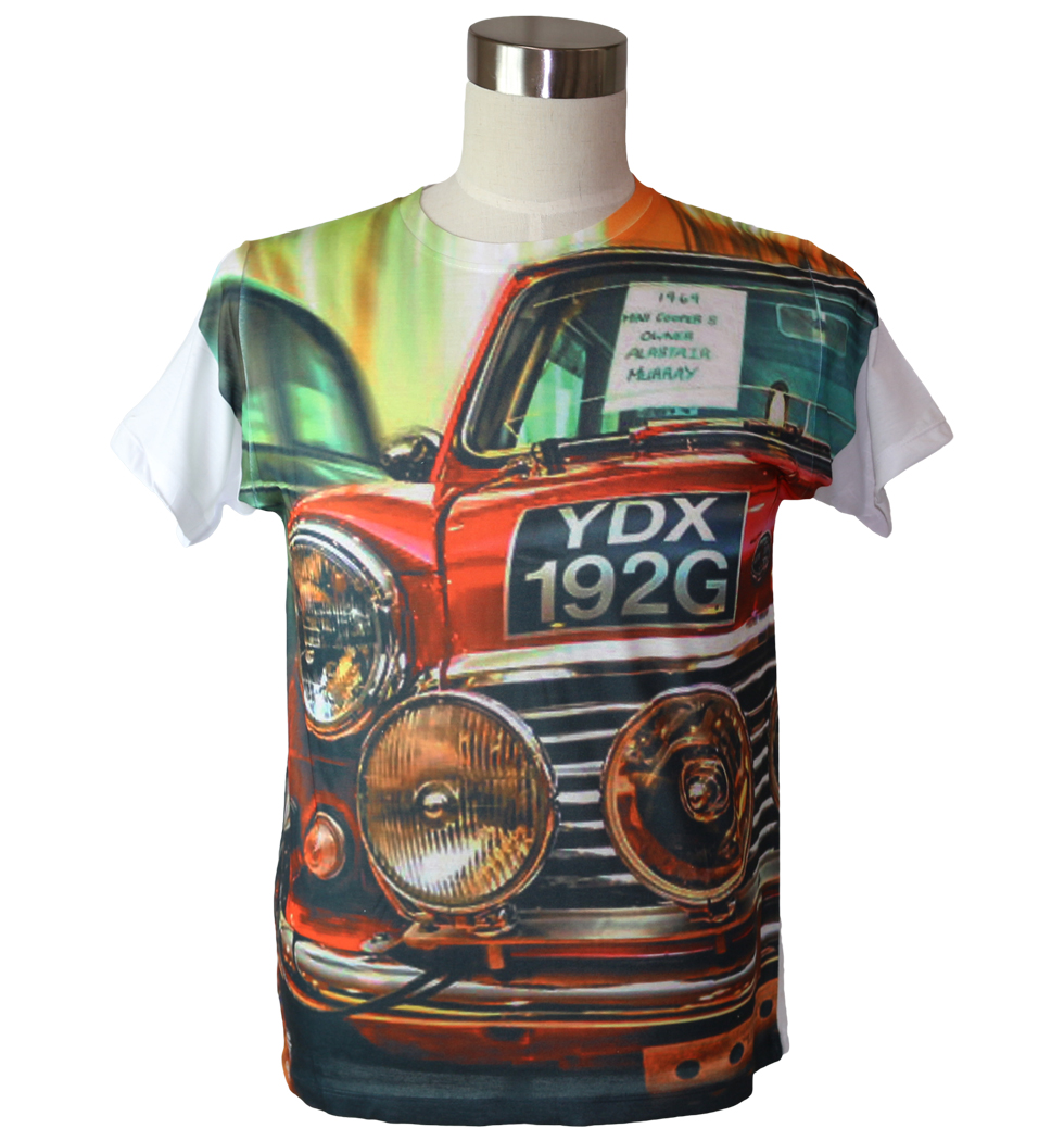 Gibgae プリントTシャツ Classic Car メンズ/レディース/半袖/おもしろ/おしゃれ ggt-0032