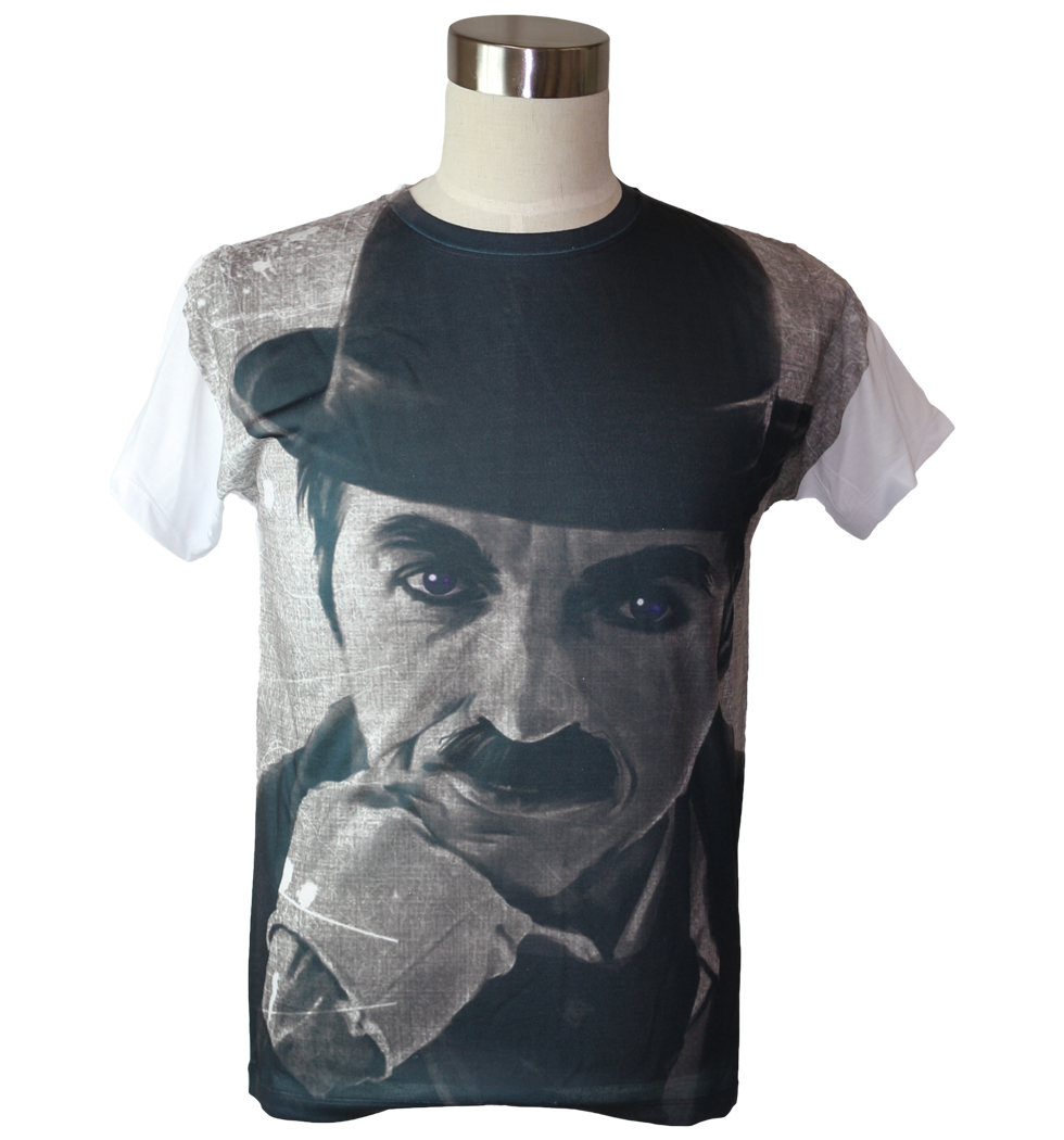 プリントTシャツ Charles Chaplin チャールズ チャップリン メンズ/レディース/半袖/おもしろ/おしゃれ ggt-0035