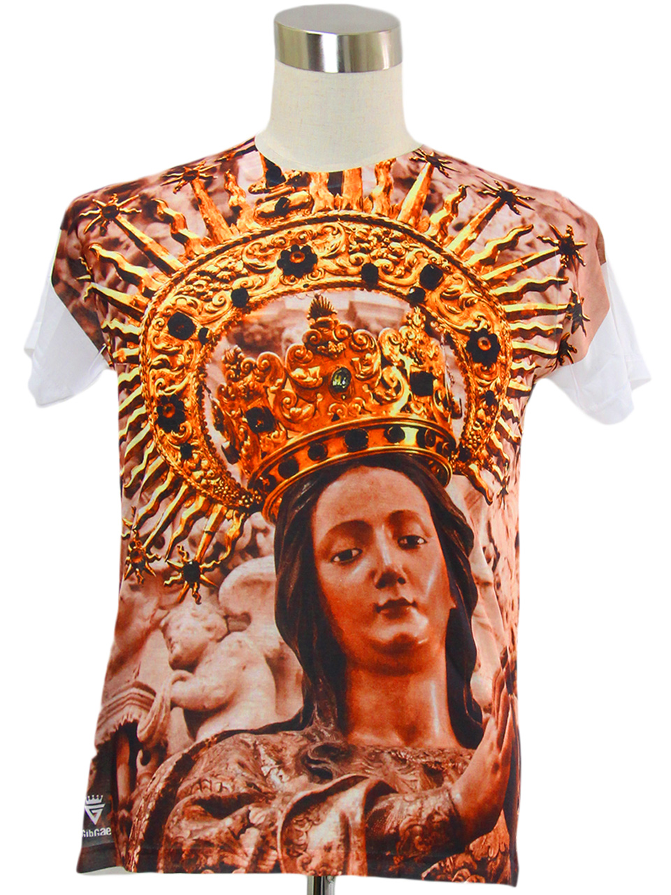 Gibgae プリントTシャツ 派手な冠をかぶった女性 メンズ/レディース/半袖/おもしろ/おしゃれ ggt-0083