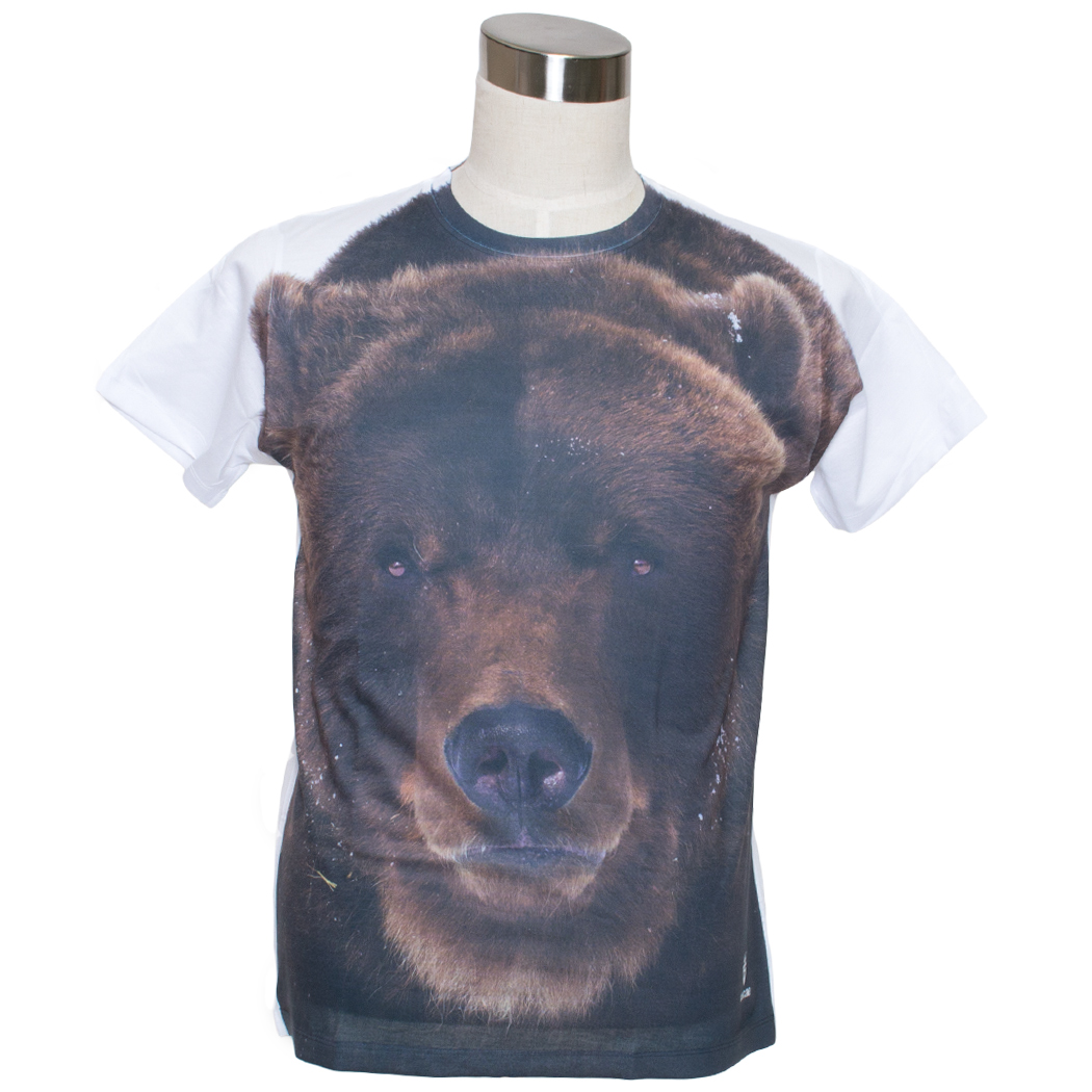Gibgae プリントTシャツ クマ 熊 ggt-0147 | アパレルの卸・仕入れならBKKアリババ