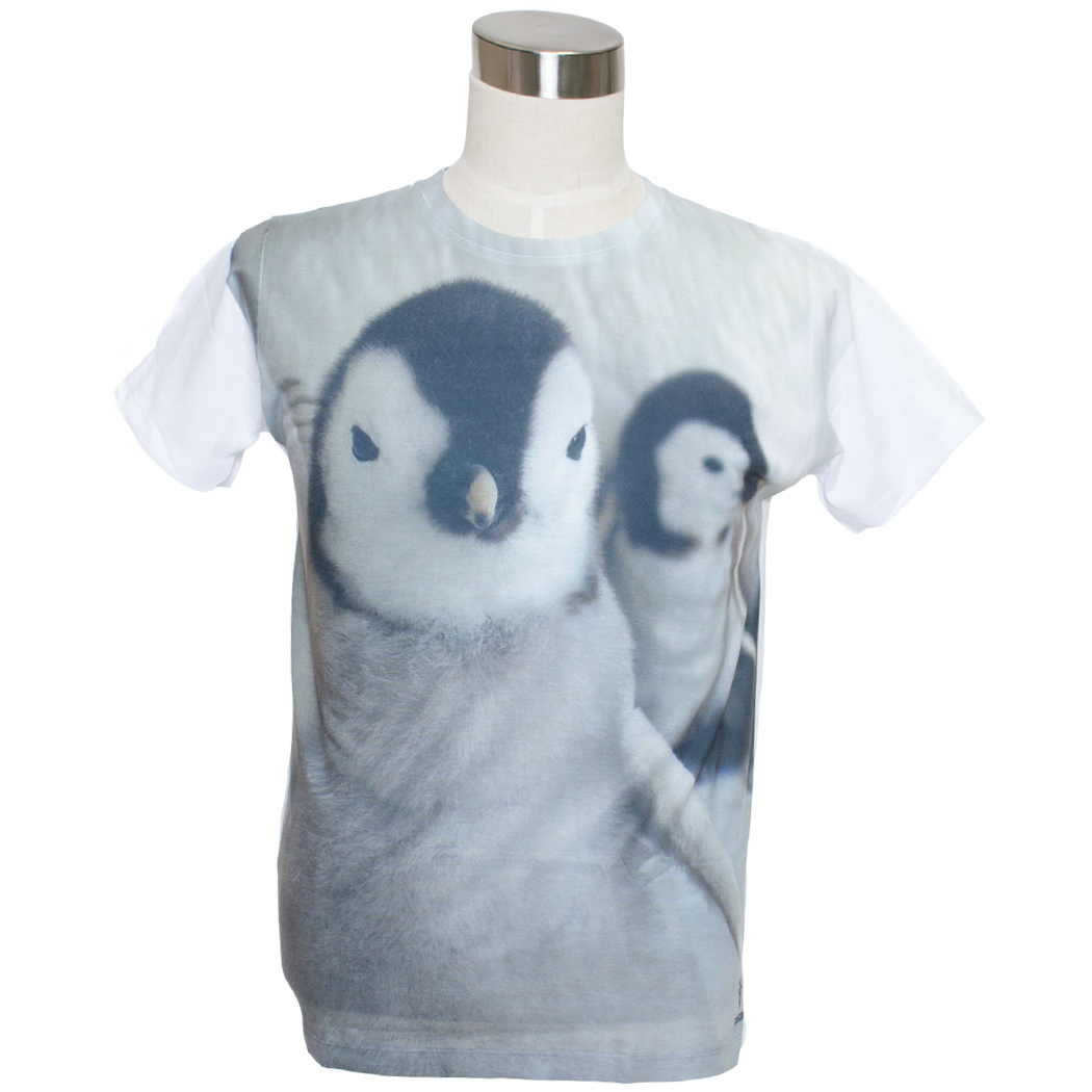 Gibgae プリントTシャツ ペンギン ggt-0152