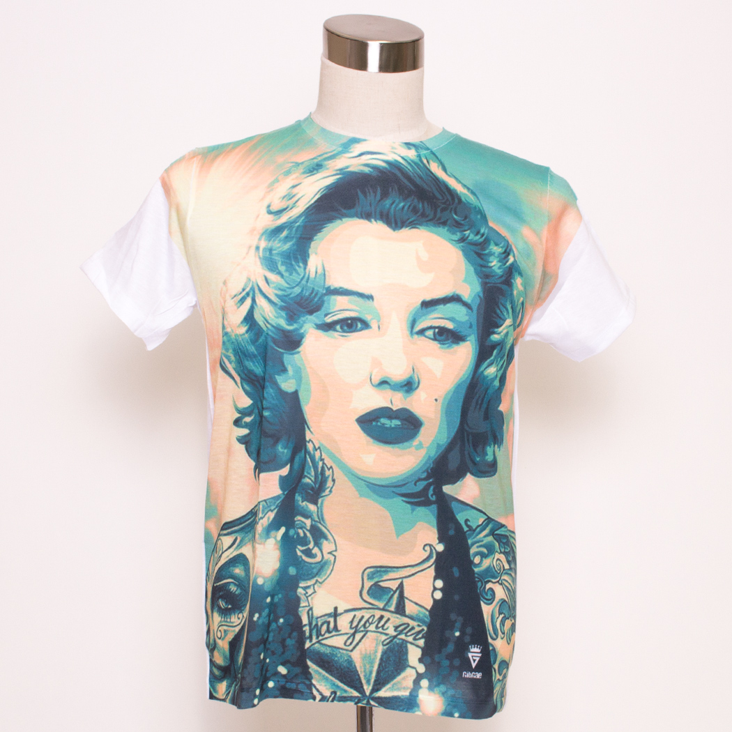Gibgae プリントTシャツ Marilyn Monroe マリリン モンロー ggt-0171 | アパレルの卸・仕入れならBKKアリババ
