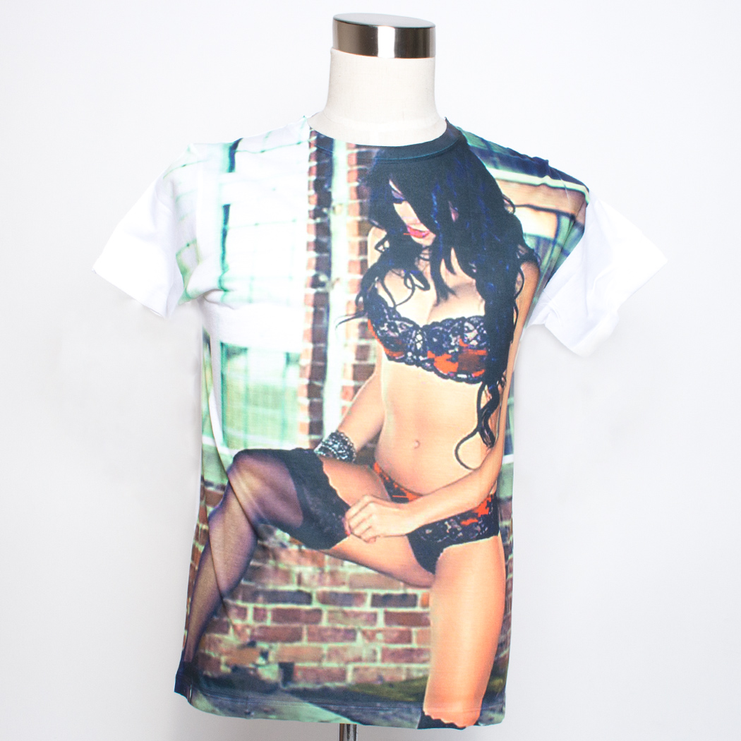 Gibage プリントTシャツ Sexy Lady ggt-0189