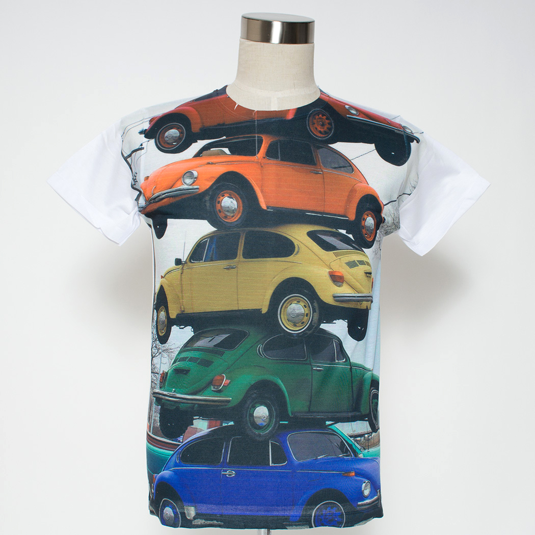 Gibage プリントTシャツ car tower ggt-0210