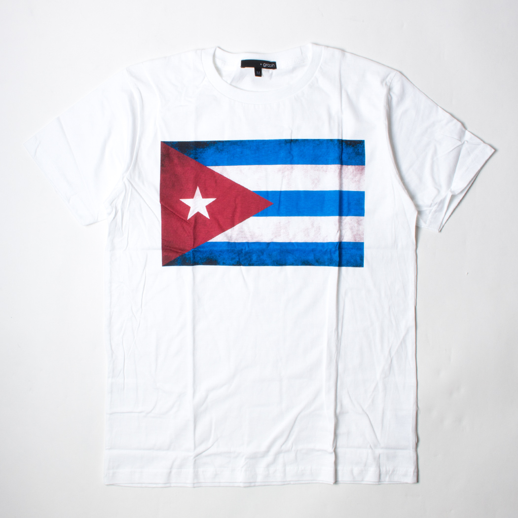 プリントTシャツ Weapons Cuba 国旗 メンズ/レディース/半袖/おもしろ/おしゃれ grt-0027