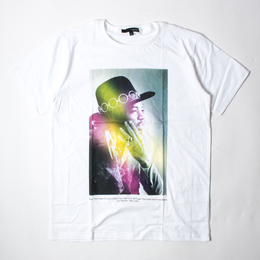 プリントTシャツ Jimi Hendrix メンズ/レディース/半袖/おもしろ/おしゃれ/yy2 grt-0030