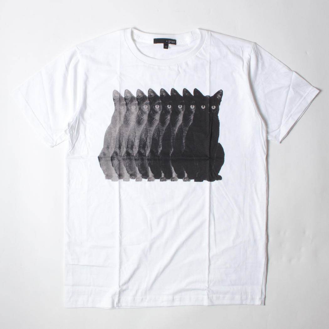 プリントTシャツ Black Cats メンズ/レディース/半袖/おもしろ/おしゃれ grt-0034