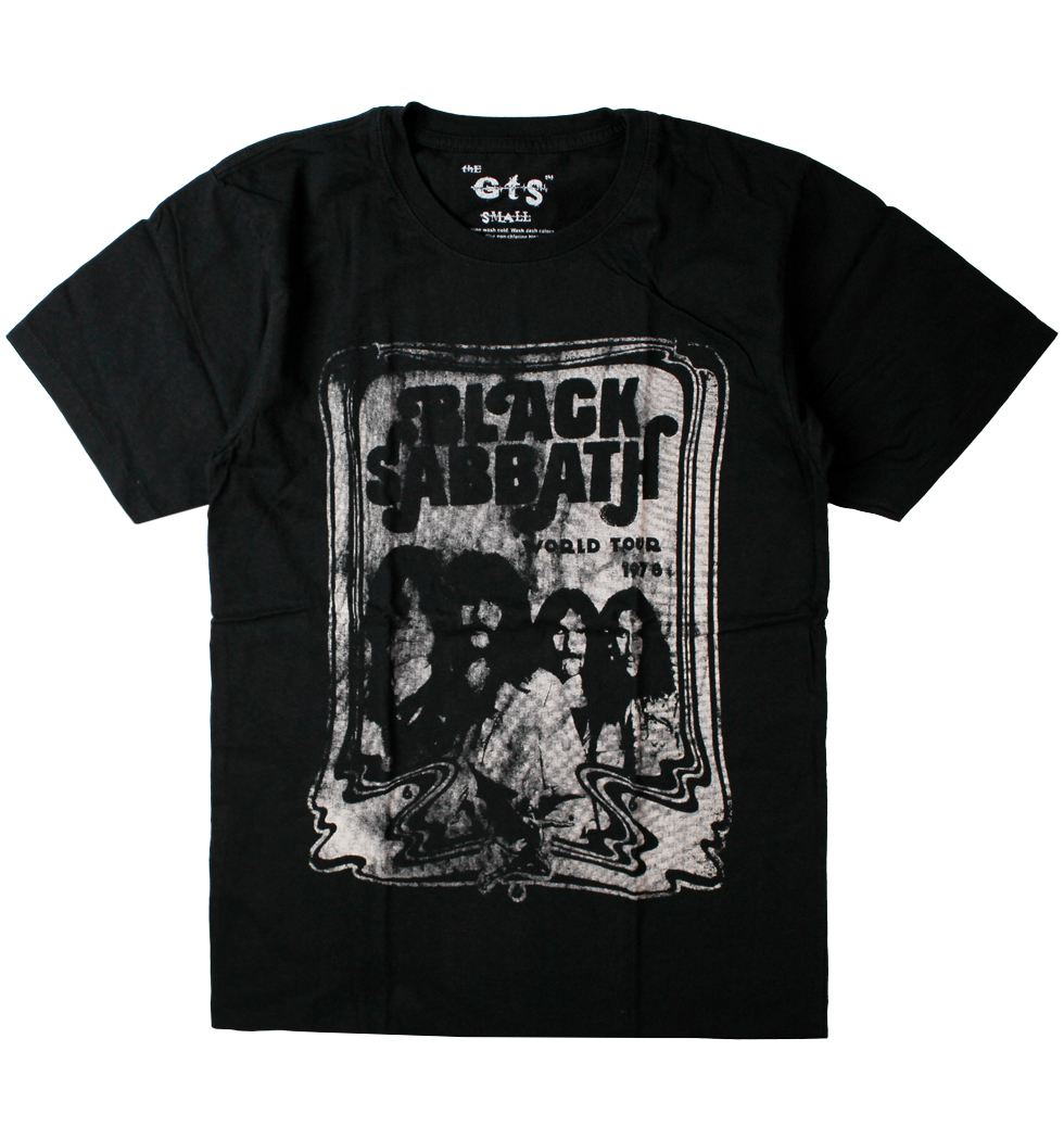 ロックTシャツ Black Sabbath ブラック サバス World Tour 1978 gt2-0104