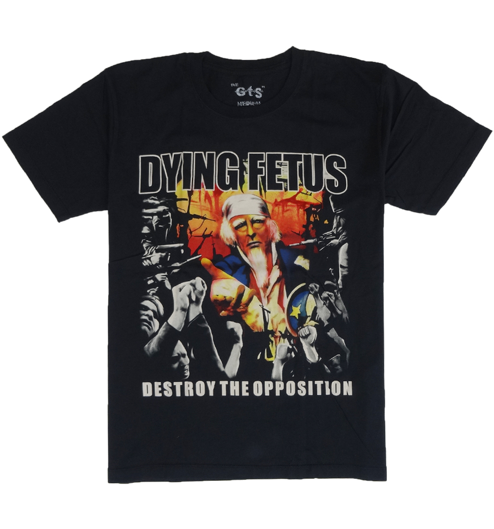 ロックTシャツ Dying Fetus ダイイング フィータス Destroy The Opposition gt2-0130