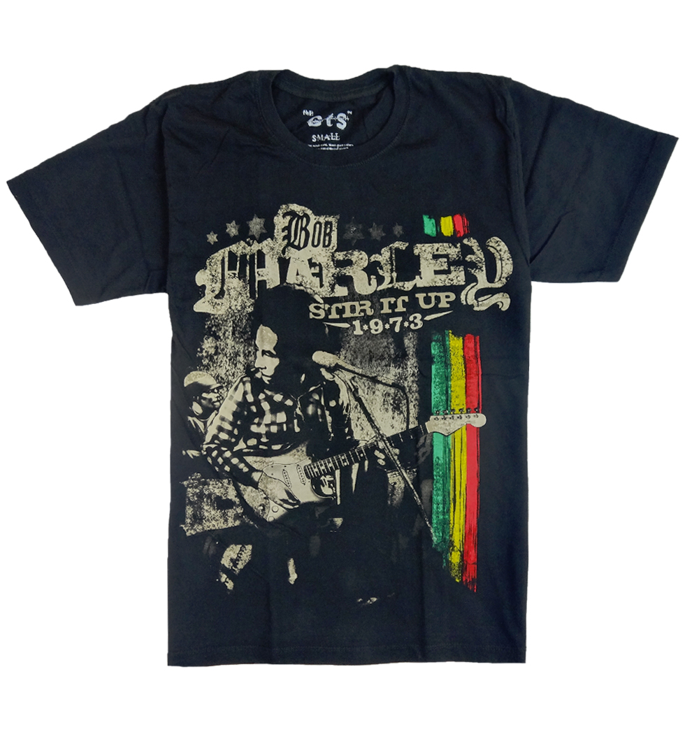 ロックTシャツ Bob Marley ボブ マーリー Stir It Up 1973 gt2-0141