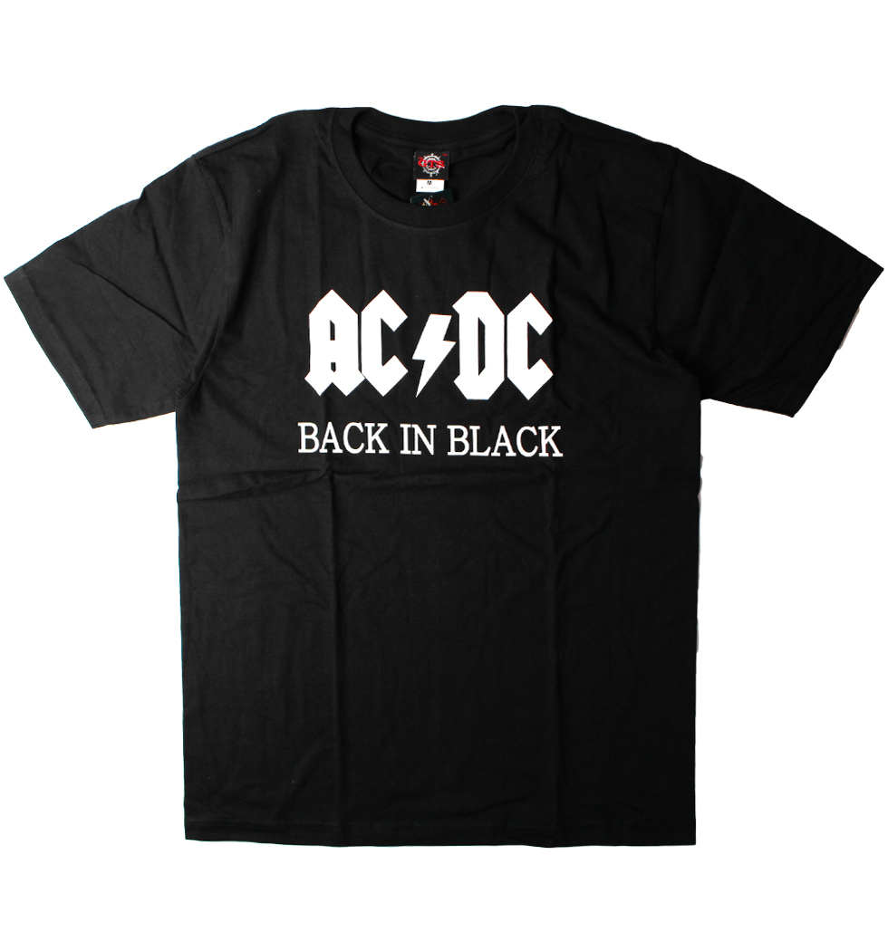 ロックTシャツ AC/DC Back In Black gts-0001