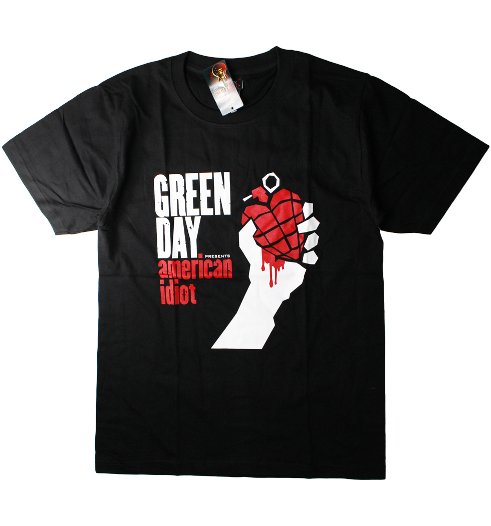 ロックTシャツ Green Day グリーン デイ American Idiot gts-0095