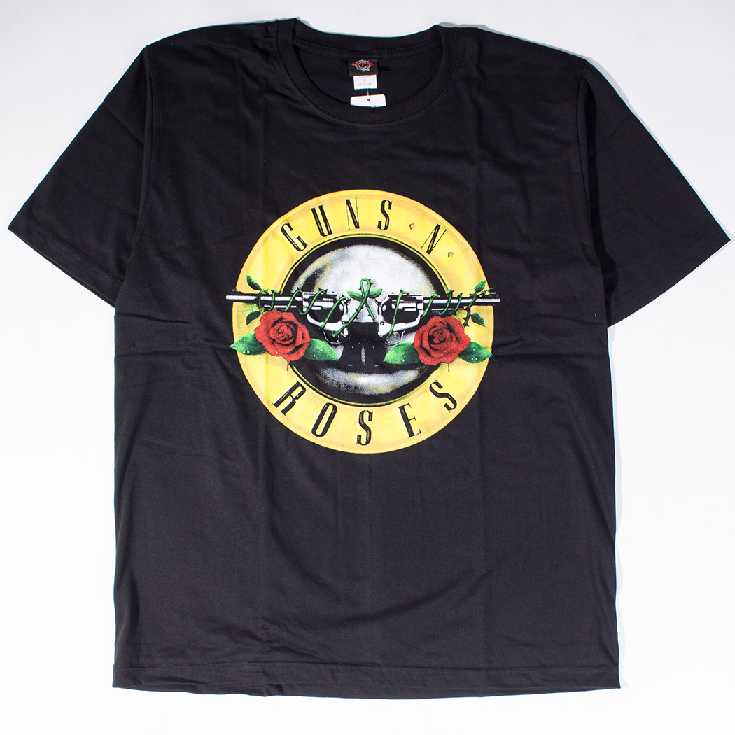 ロックTシャツ Guns N' Roses ガンズ アンド ローゼズ ロゴ gts-0100