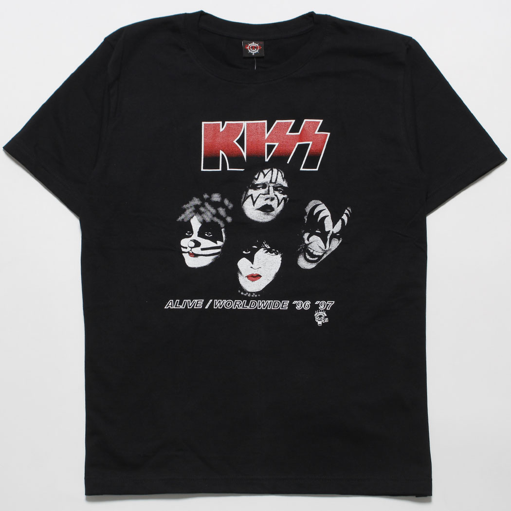ロックTシャツ KISS キッス ALIVE / WORLDWIDE '96 '97 gts-0317