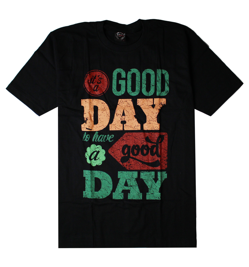 プリントTシャツ it's a Good Day to have a good DAY メンズ/レディース/半袖/おもしろ/おしゃれ hdt-0022(hea-)