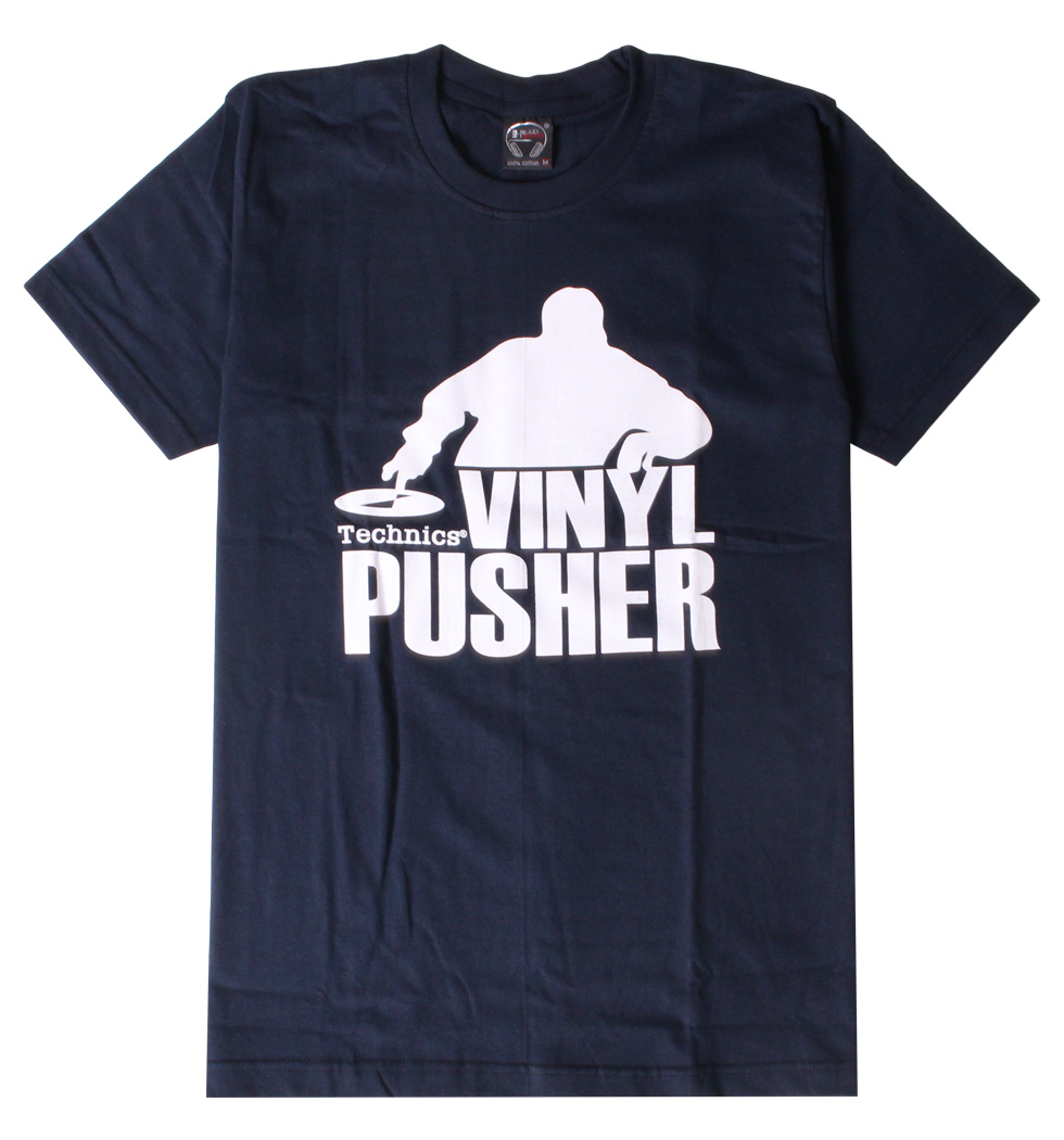 プリントTシャツ Vinyl Pusher メンズ/レディース/半袖/おもしろ/おしゃれ hdt-0028-c1(hea-)