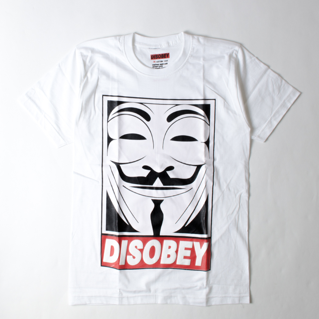 プリントtシャツ Disobey メンズ レディース 半袖 おもしろ おしゃれ Hdt 0072 Hea アパレルの卸 仕入れならbkkアリババ