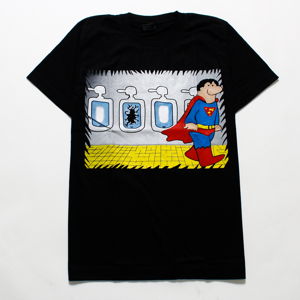 デザインTシャツ Super Hero メンズ/レディース/半袖/おもしろ/おしゃれ  hdt-0101(hea-)
