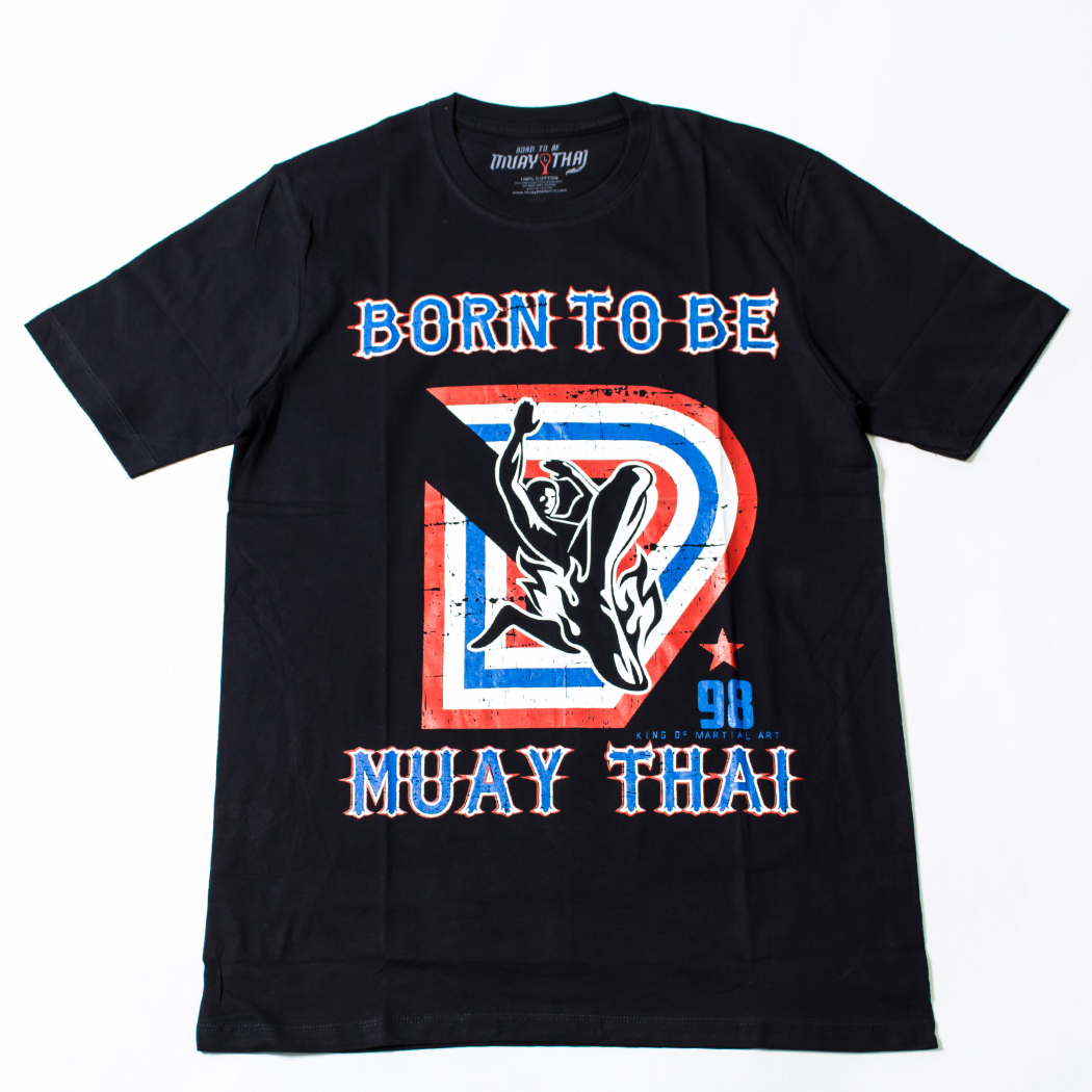 Muay Thai ムエタイ プリントTシャツ メンズ/レディース/半袖/半そで/カットソー/デザイン jet-0004