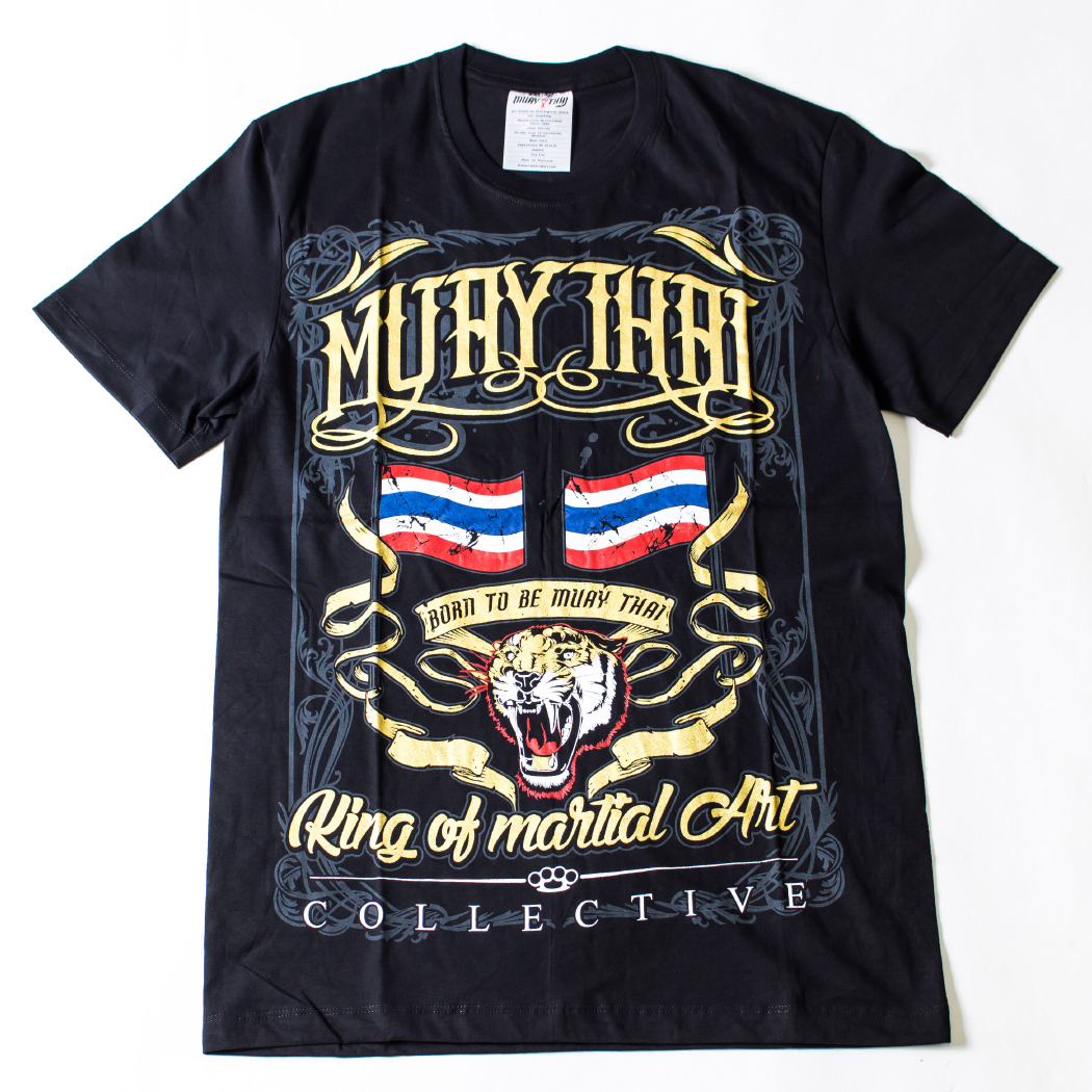 Muay Thai ムエタイ プリントTシャツ メンズ/レディース/半袖/半そで/カットソー/デザイン jet-0012