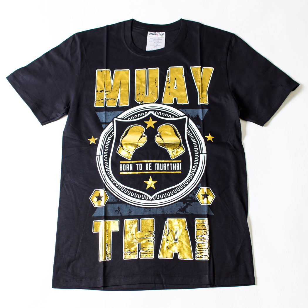 Muay Thai ムエタイ プリントTシャツ メンズ/レディース/半袖/半そで/カットソー/デザイン jet-0015