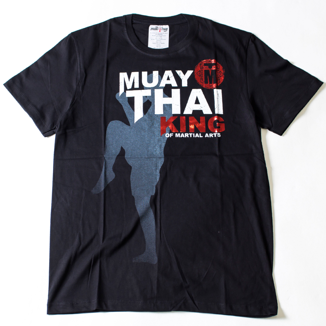 Muay Thai ムエタイ プリントTシャツ メンズ/レディース/半袖/半そで/カットソー/デザイン jet-0027