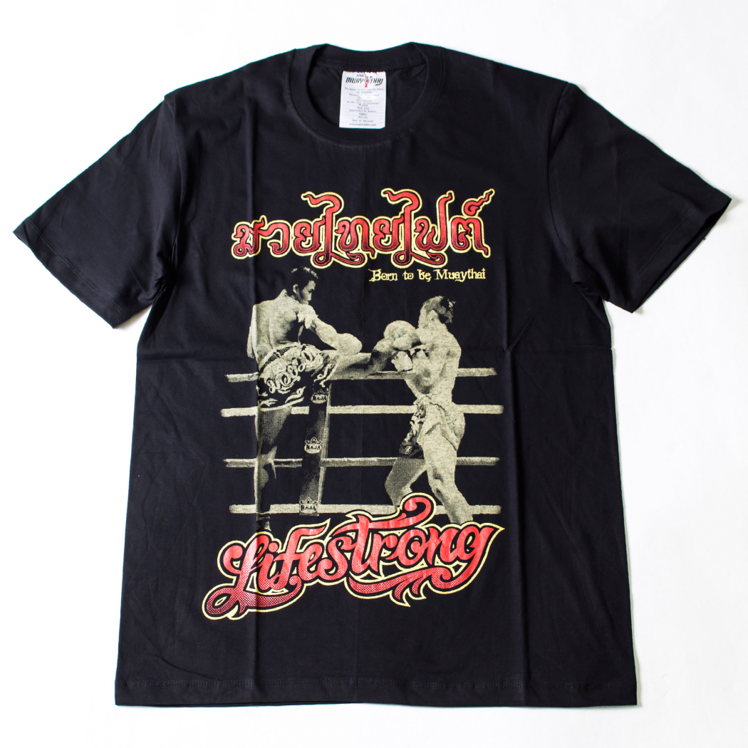 Muay Thai ムエタイ プリントTシャツ メンズ/レディース/半袖/半そで/カットソー/デザイン jet-0033