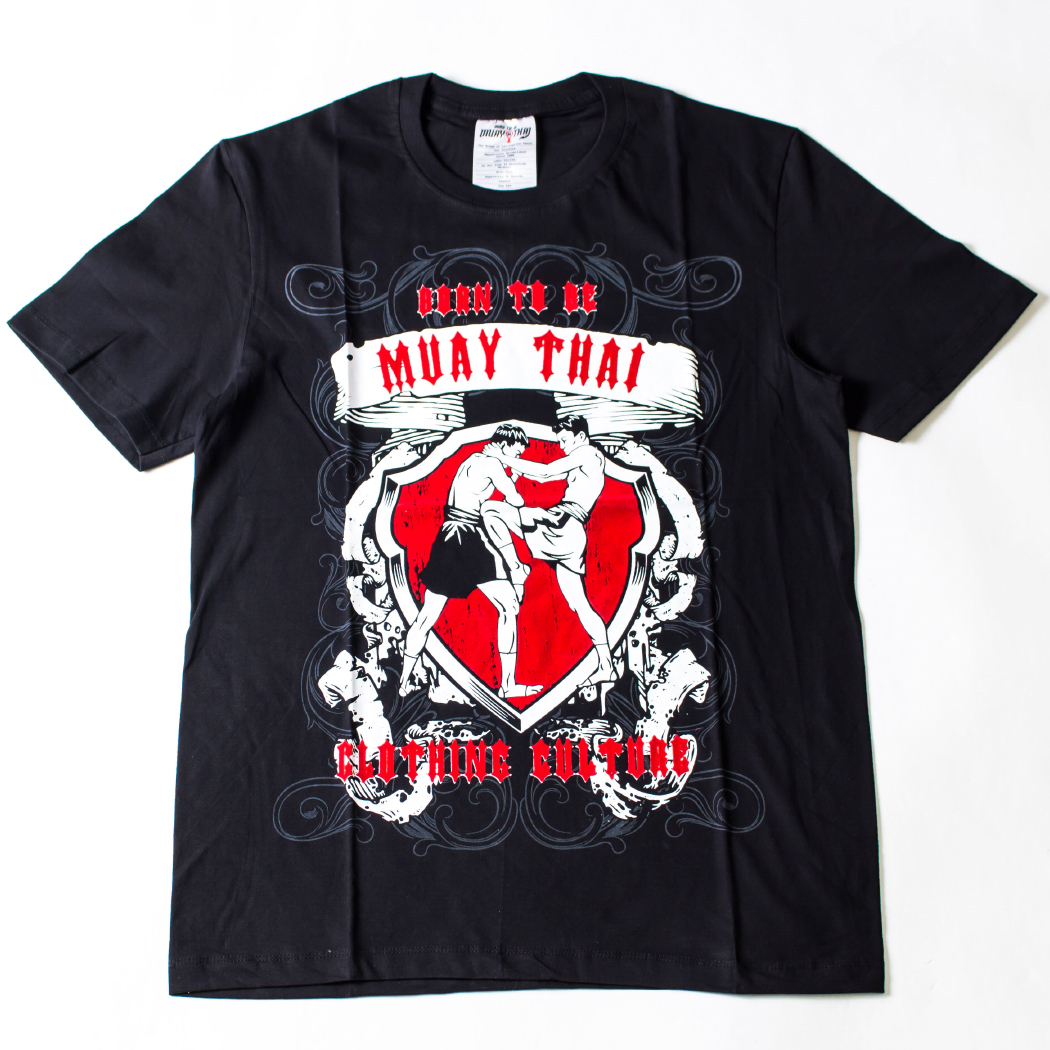 Muay Thai ムエタイ プリントTシャツ メンズ/レディース/半袖/半そで/カットソー/デザイン jet-0037