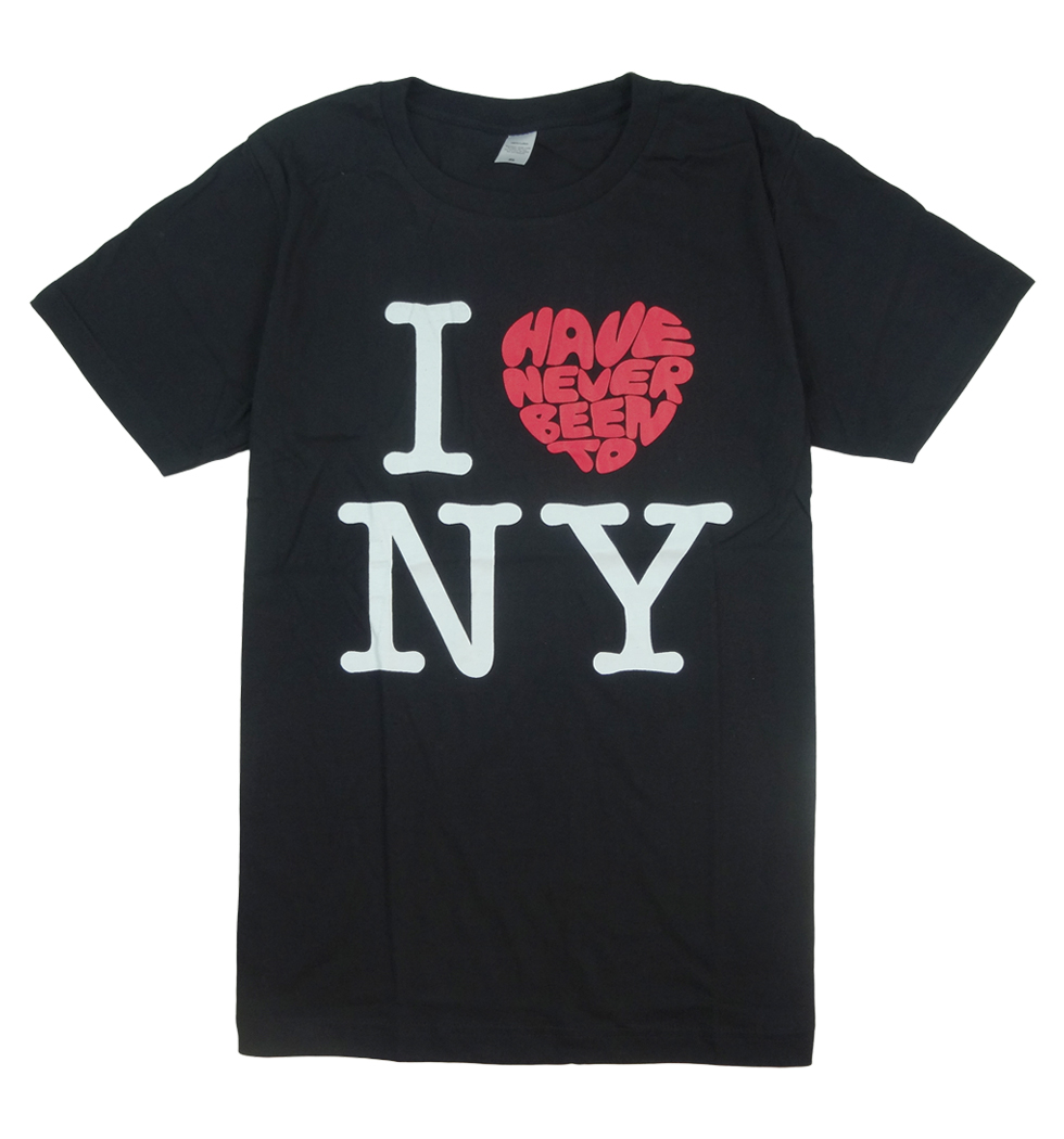 プリントTシャツ I LOVE (Have Never Been To) NY メンズ/レディース/半袖/おもしろ/おしゃれ nki-0005