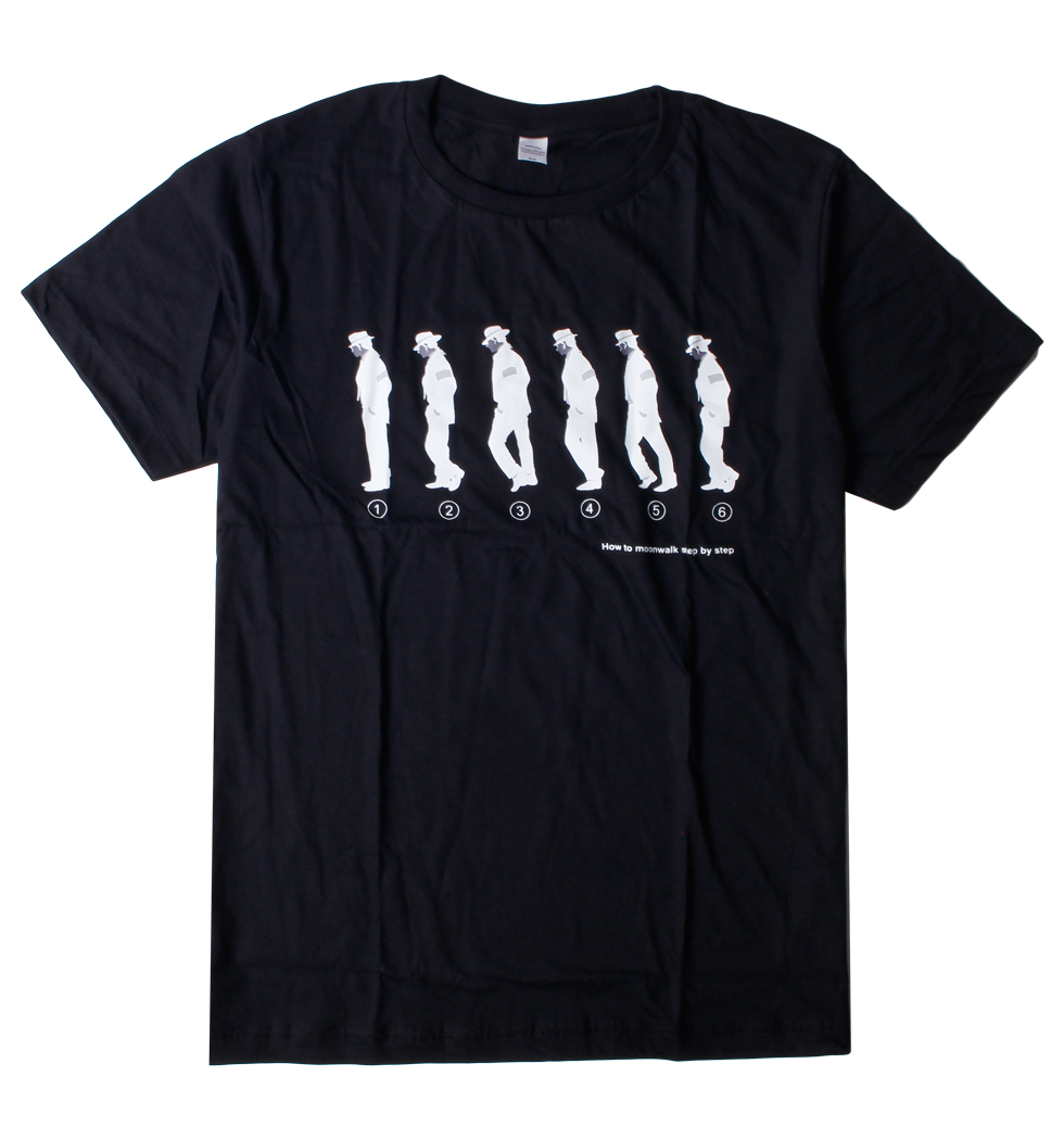 プリントTシャツ マイケル ジャクソン ムーンウォーク メンズ/レディース/半袖/おもしろ/おしゃれ nki-0022