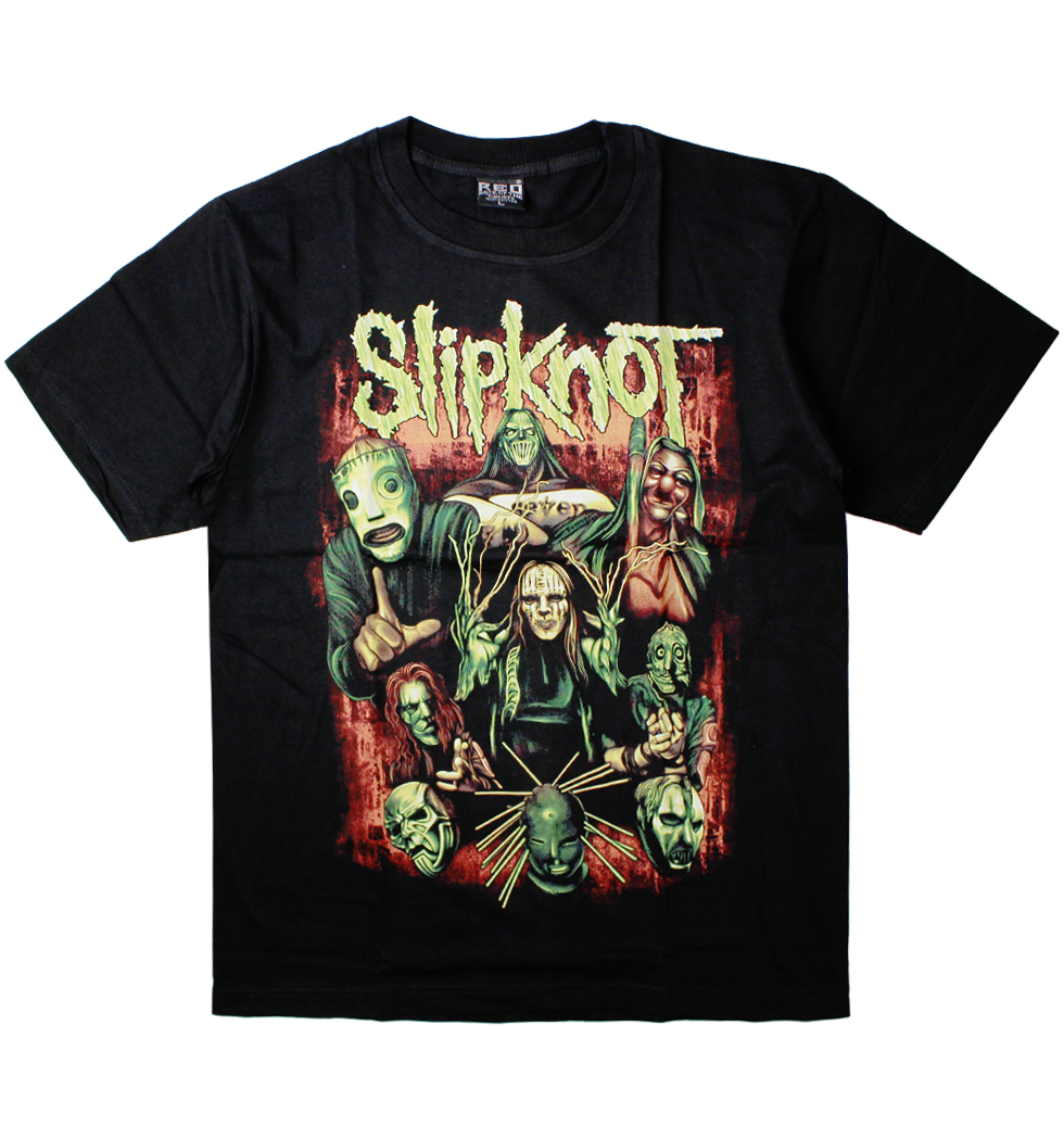 ロックTシャツ Slipknot スリップノット COME PLAY DYING reo-0003