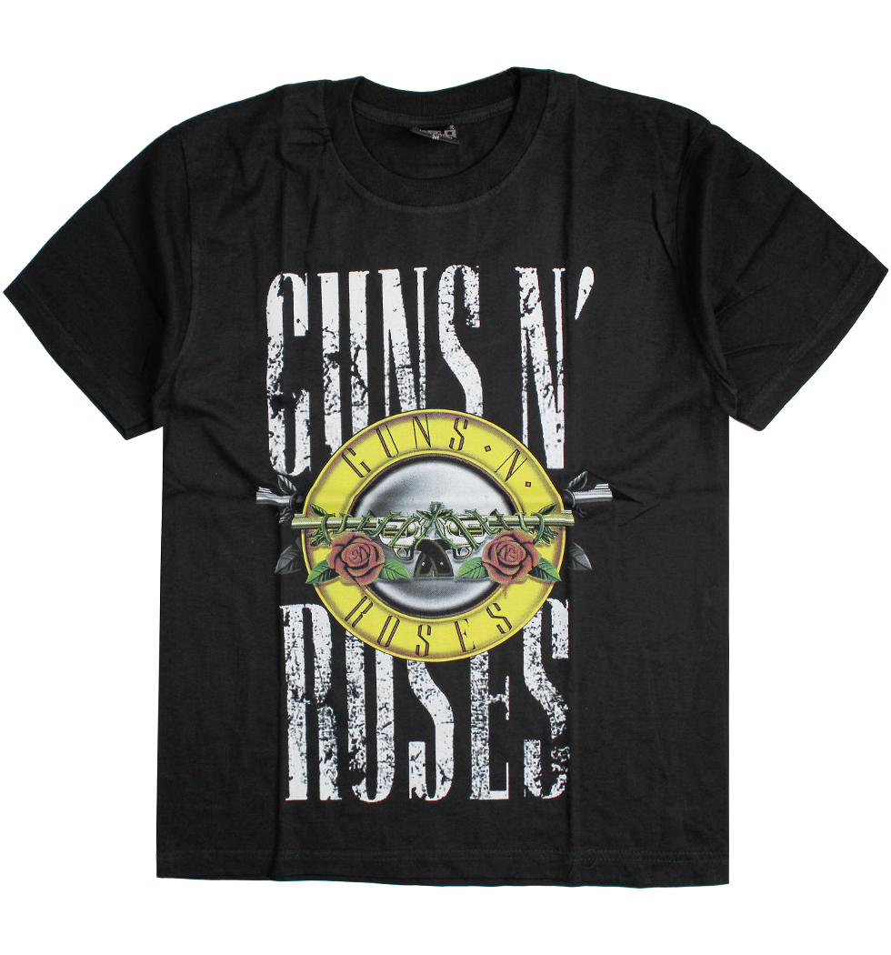 ロックTシャツ Guns N' Roses ガンズ アンド ローゼズ GN'R ロゴ reo-0073