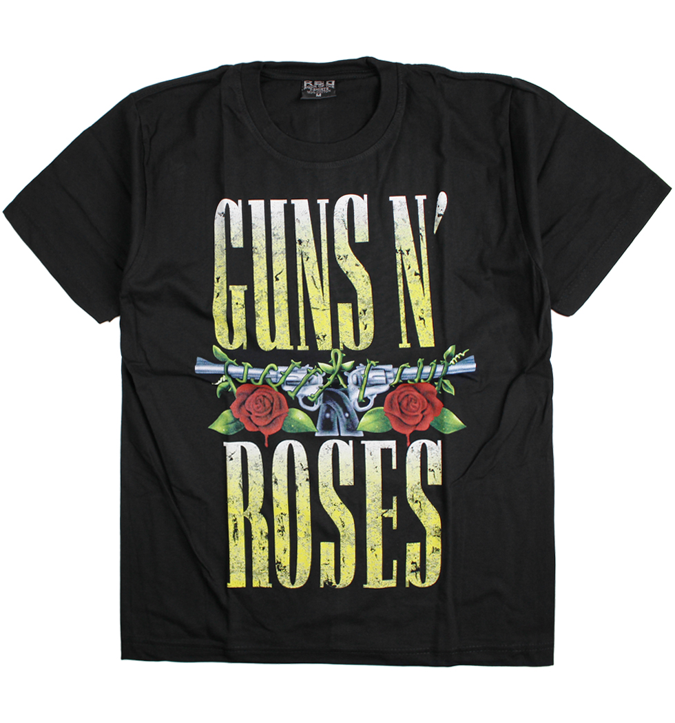 ロックTシャツ Guns N' Roses GN'R ガンズ アンド ローゼズ reo-0076