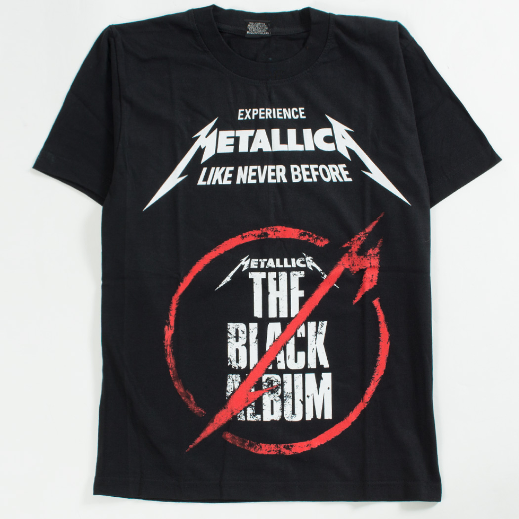 ロックTシャツ Metallica メタリカ The Black Album reo-0126
