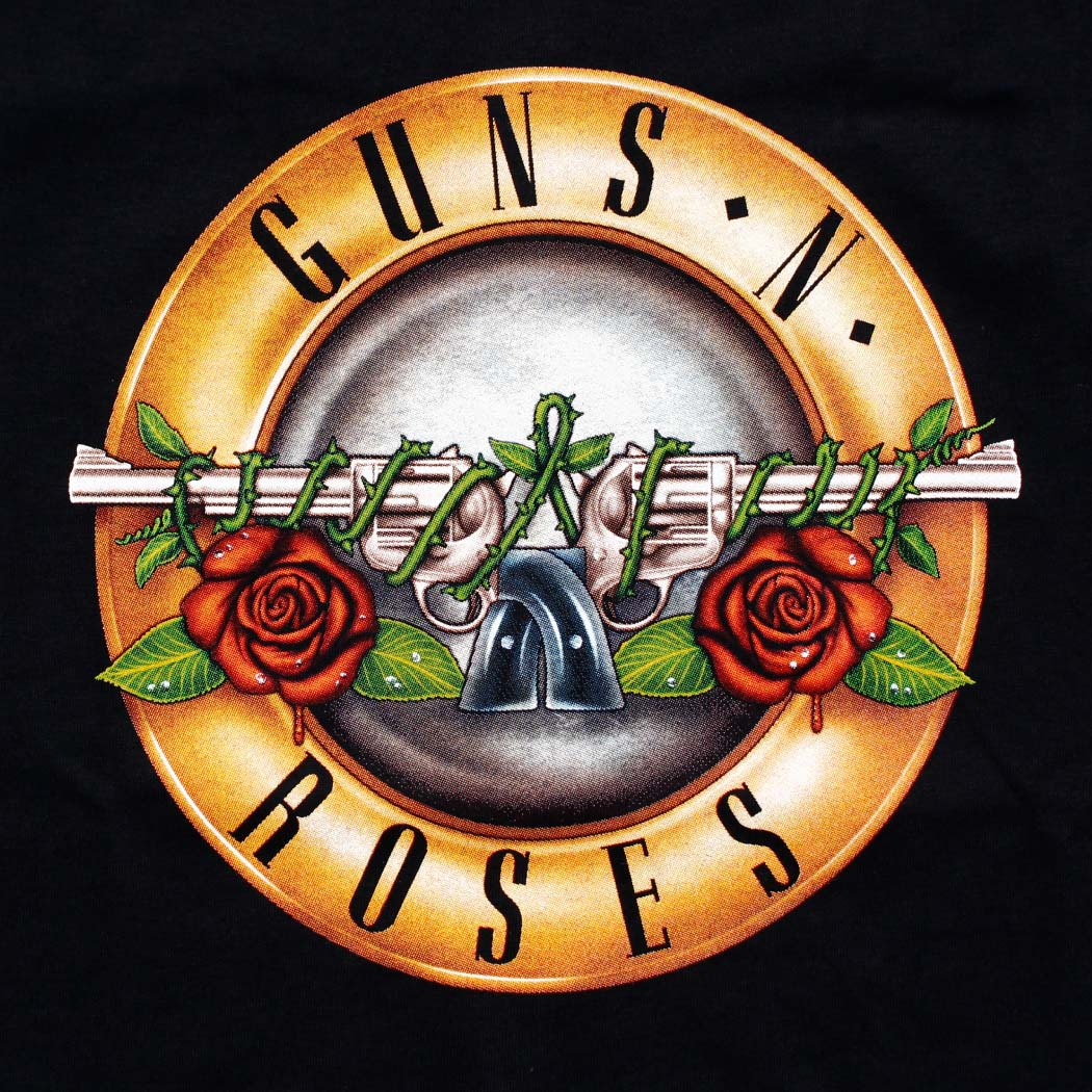 ロックTシャツ GUNS N' ROSES ガンズ・アンド・ローゼズ 薔薇と銃 reo