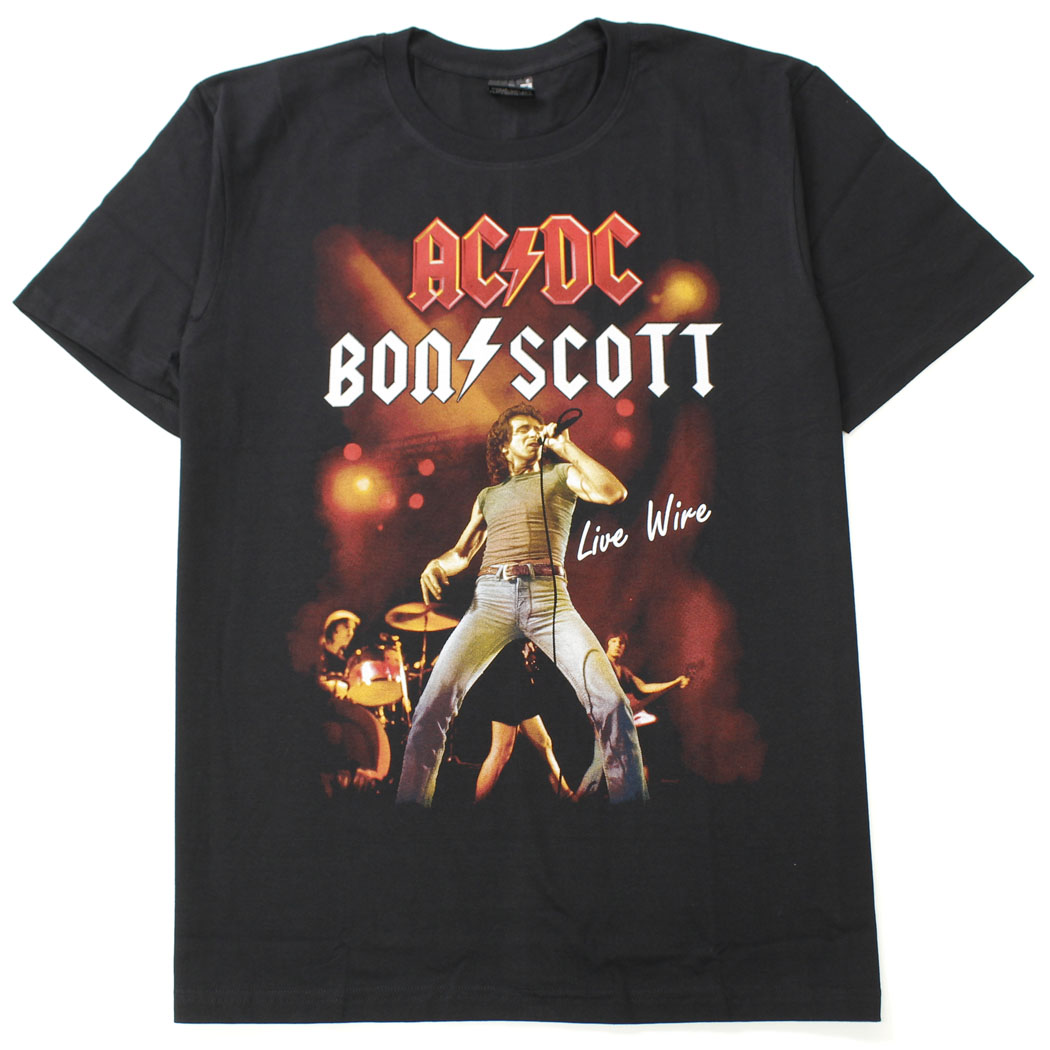 ロックTシャツ AC/DC ボン・スコット reo-0367