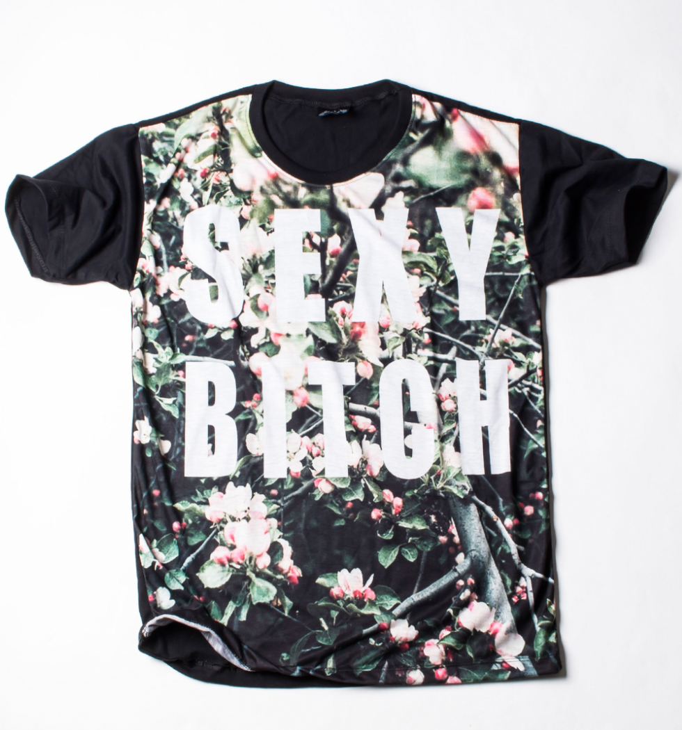 Ryll プリントTシャツ SEXY BITCH カットソー/インナー/グラフィック /ハロウィン ryt-0020