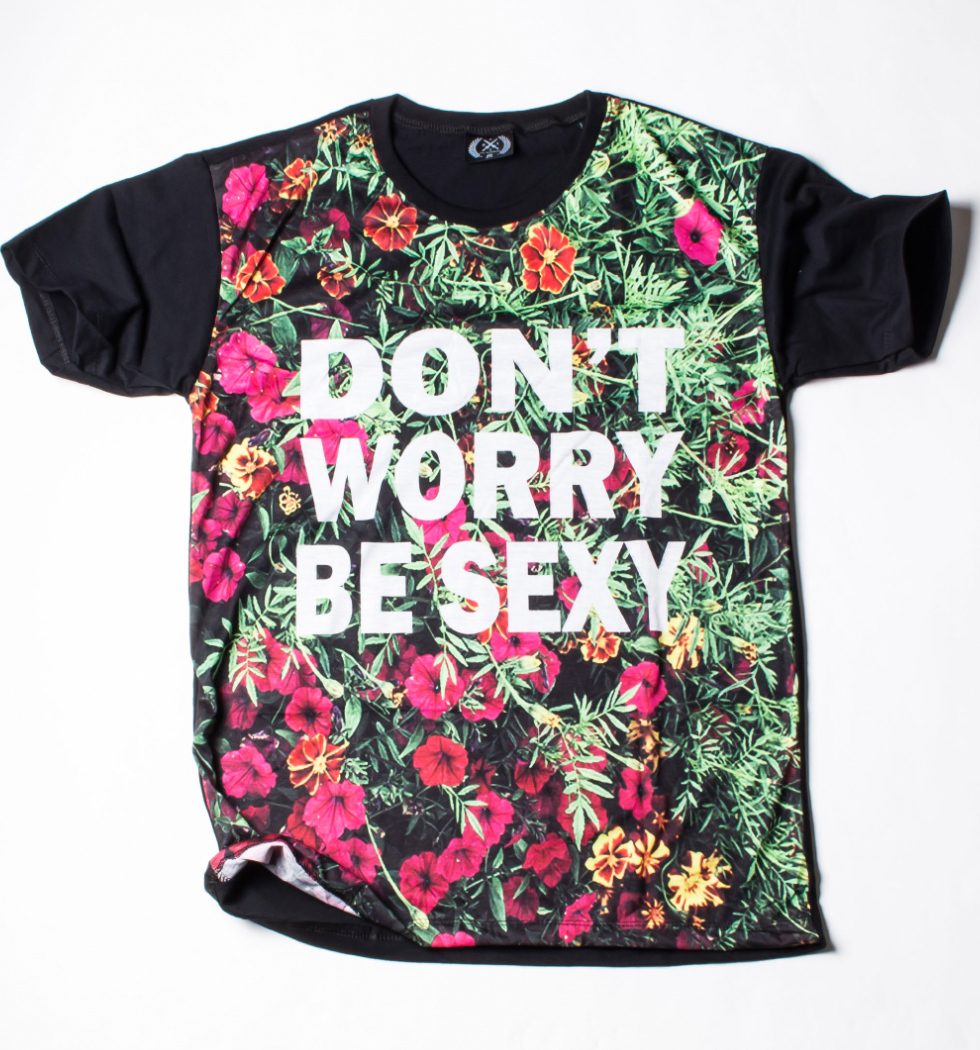 Ryll サブリメーション プリントTシャツ DON'T WORRY BE SEXY カットソー/トップス/グラフィック/夏/夏服/夏物  ryt-0027