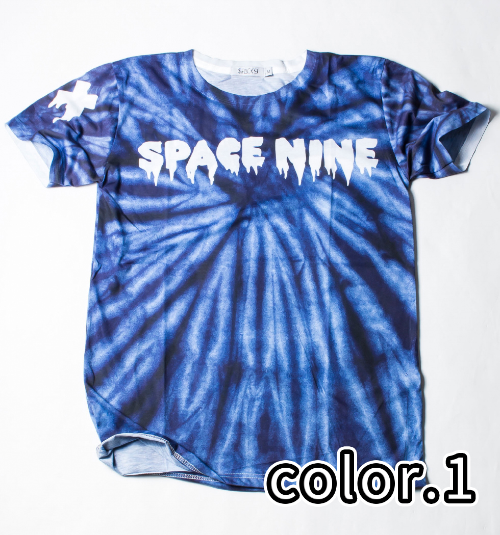 Space9 Tシャツ タイダイ カットソー/トップス/インナー/グラフィック/夏/夏服/夏物  spt-0013