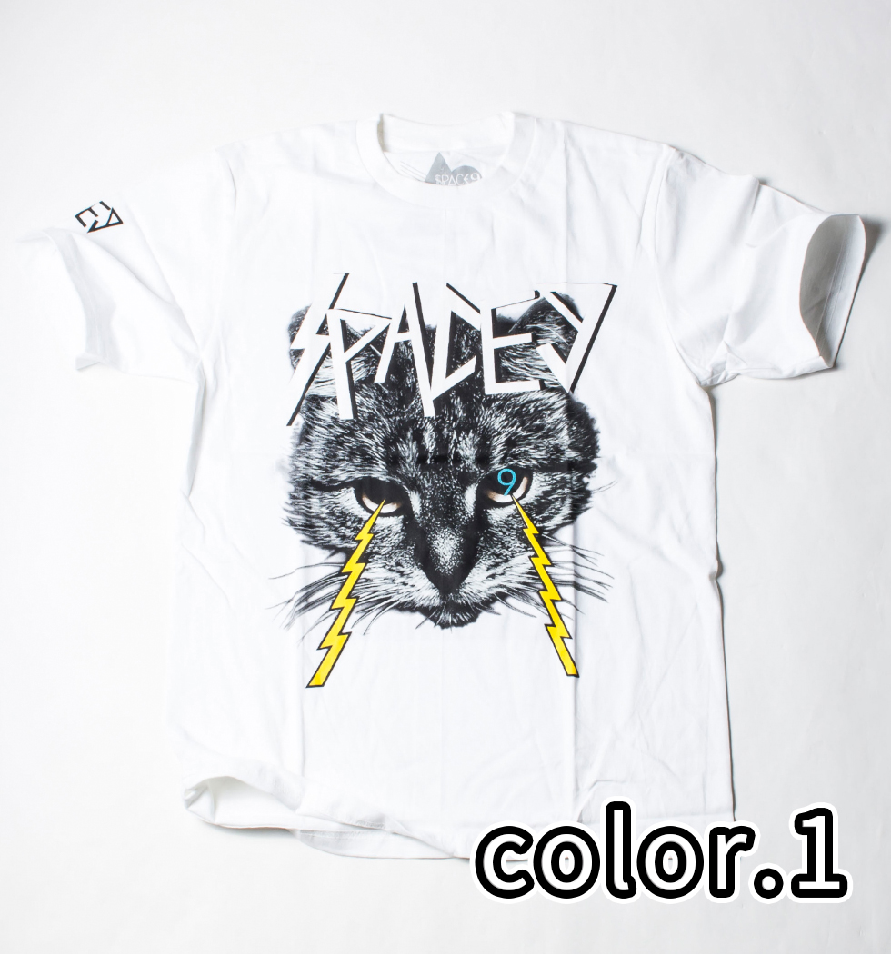 Space9 Tシャツ 猫 アニマル カットソー/トップス/インナー/グラフィック/夏/夏物  spt-0015