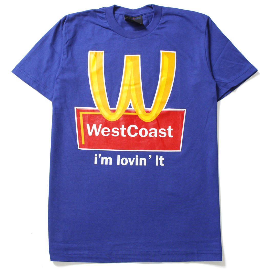 デザインTシャツ WestCoast I'm lovin' it メンズ/レディース/半袖/おもしろ/おしゃれ udt-0049 (unf-)