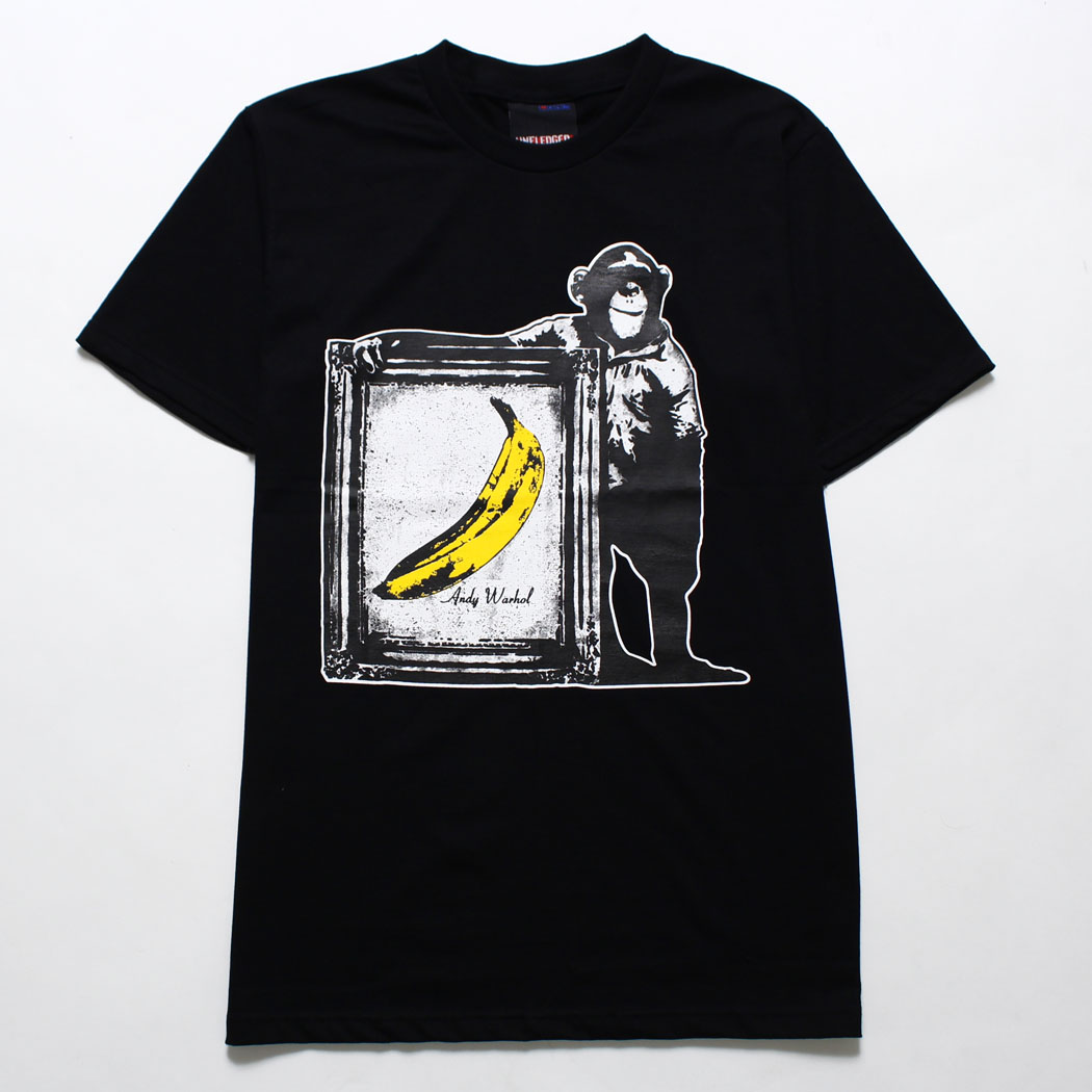 デザインTシャツ Andy Warhol バナナ メンズ/レディース/半袖/おもしろ/おしゃれ udt-0054 (unf-)
