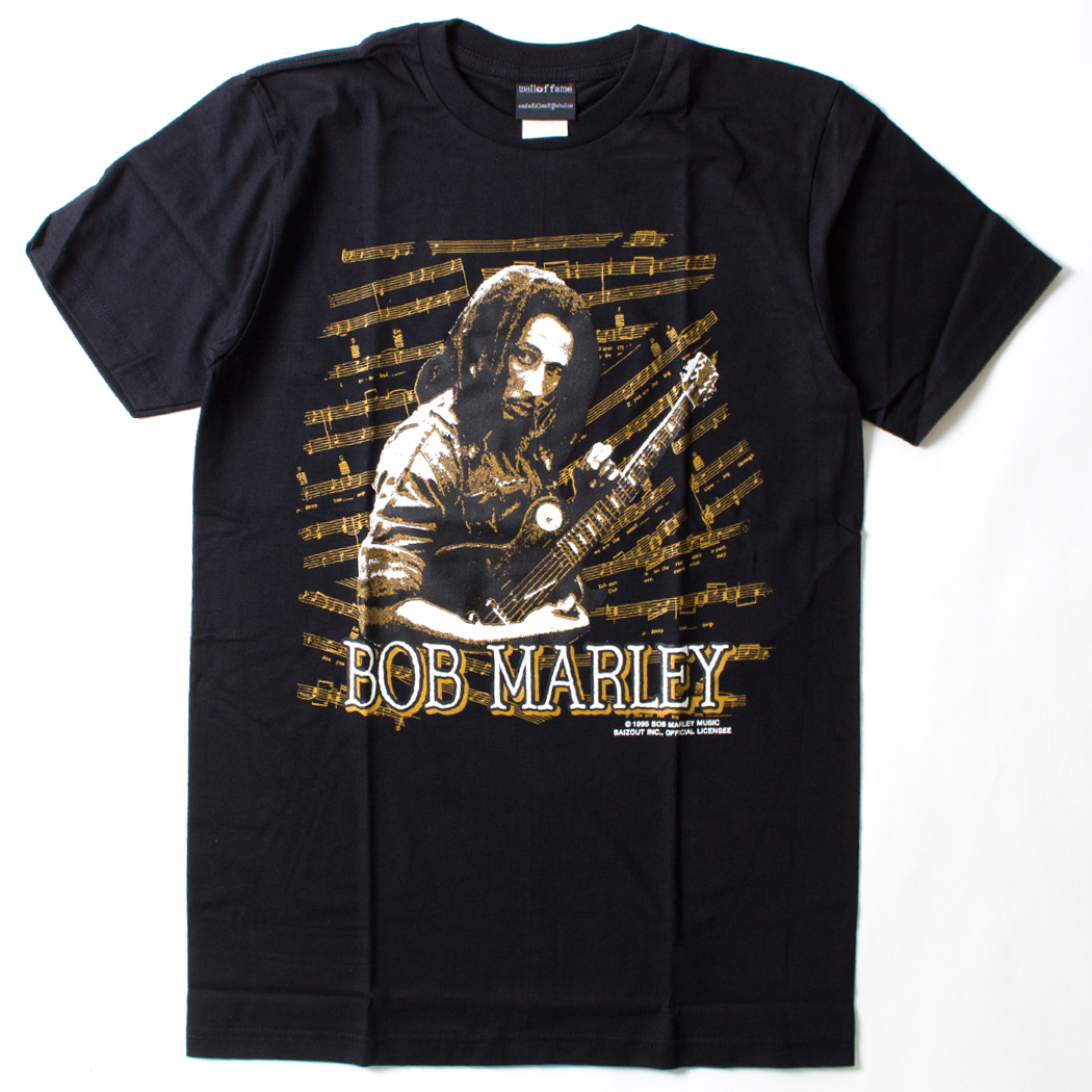 ロックTシャツ Bob Marley ボブ マーリー 楽譜 wft-0065