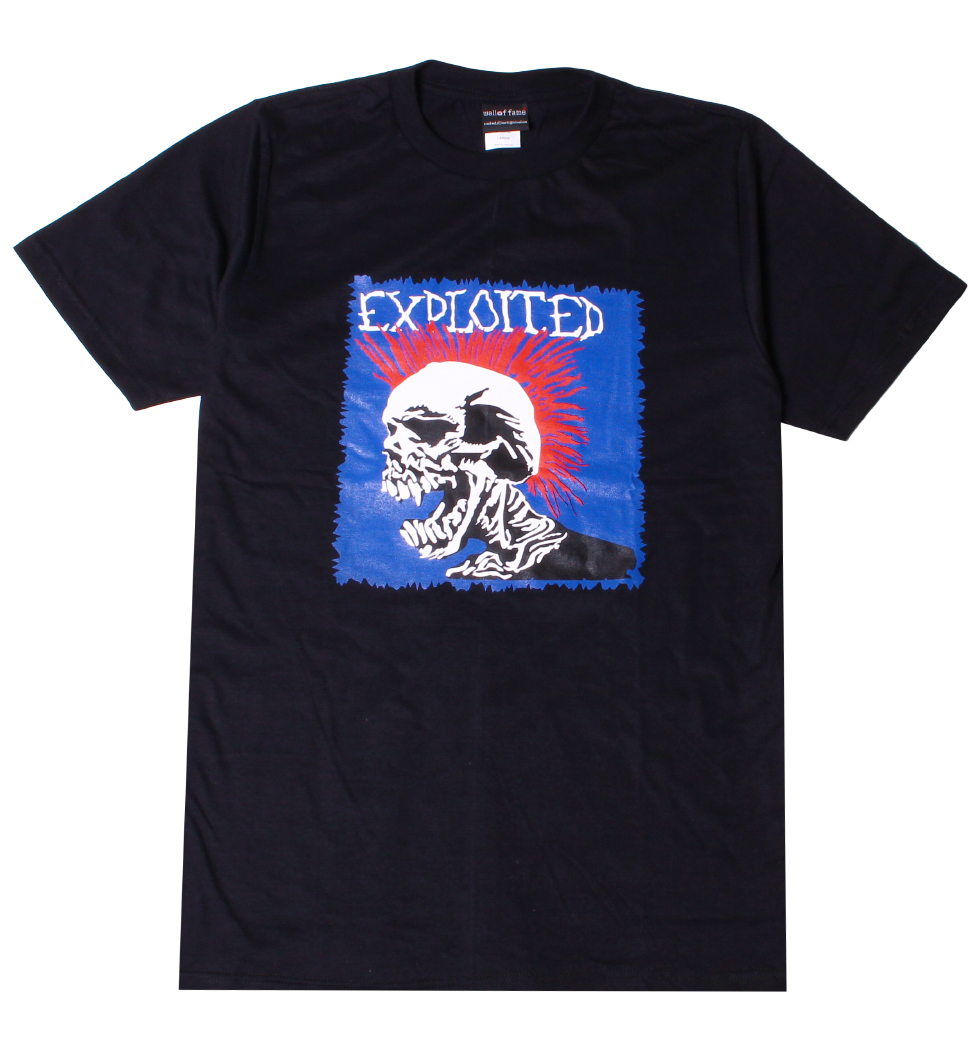ロックTシャツ The Exploited エクスプロイテッド スカルモヒカン wft-0108