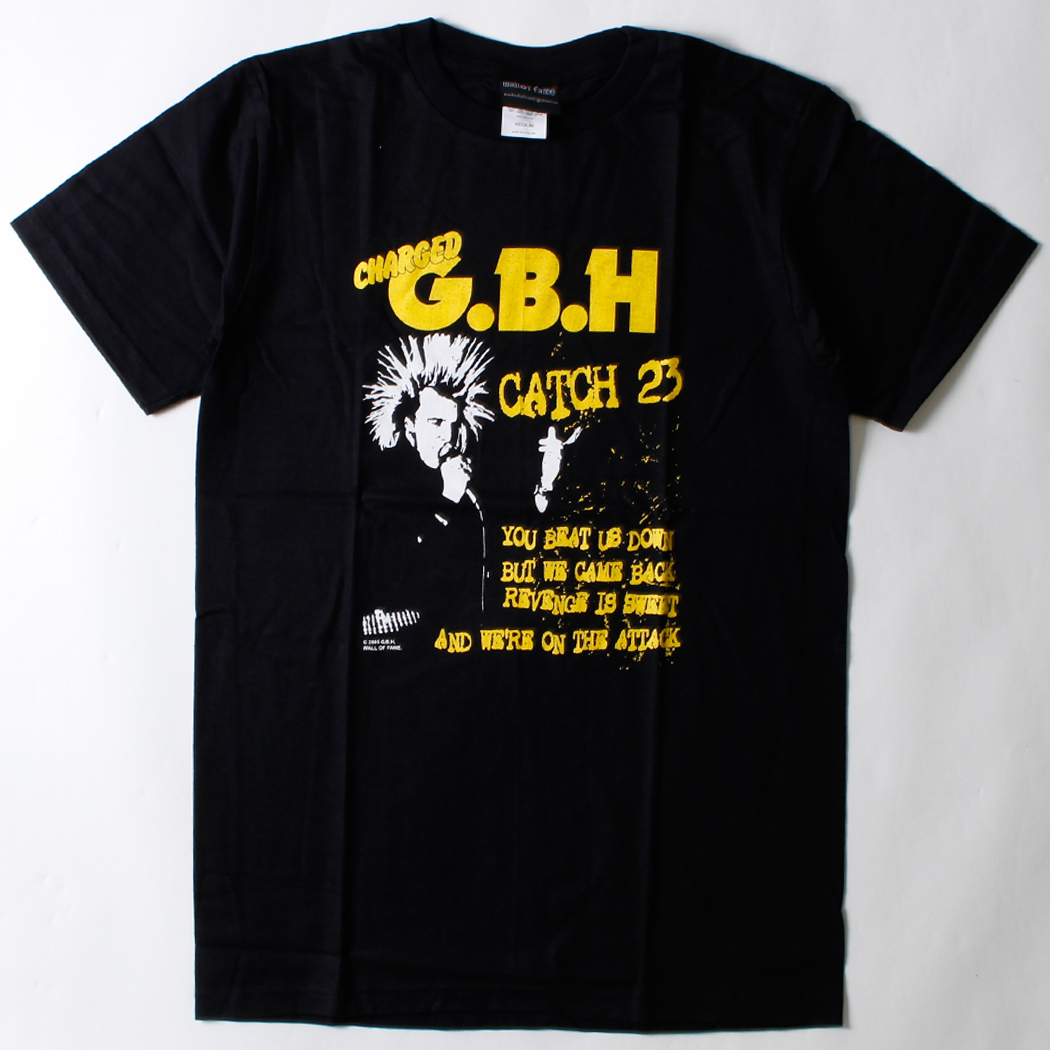 ロックTシャツ CHARGED G.B.H. チャージド ジー ビー エイチ CATCH 23 wft-0119