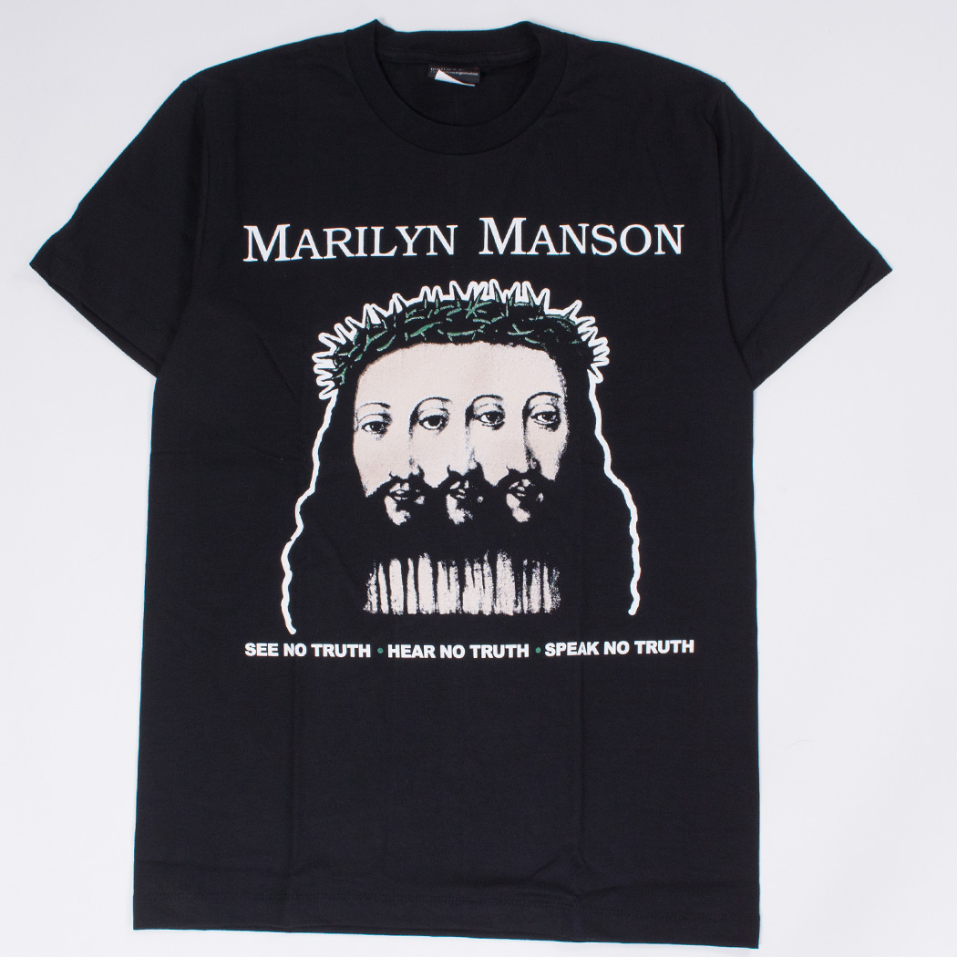ロックTシャツ Marilyn Manson マリリン マンソン NO TRUTH wft-0191