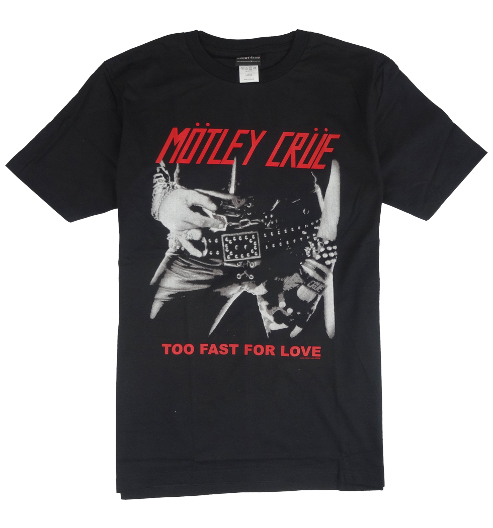 ロックTシャツ Motley Crue モトリー クルー Too Fast For Love wft-0215
